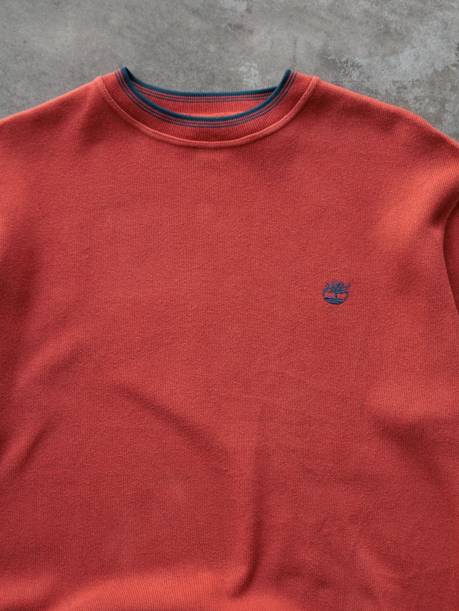 Vintage 90s Orange Timberland Sweatshirt (L)