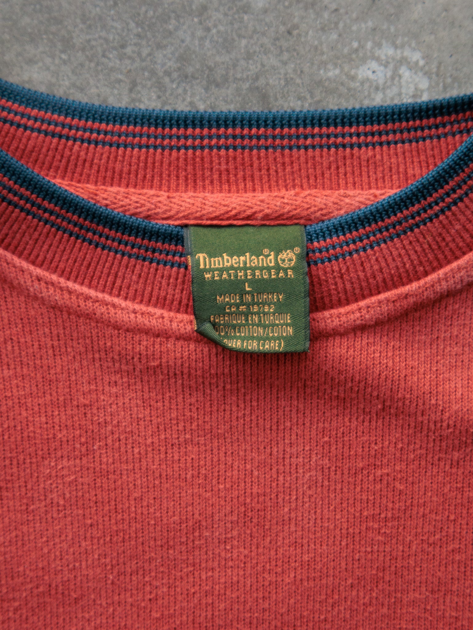 Vintage 90s Orange Timberland Sweatshirt (L)
