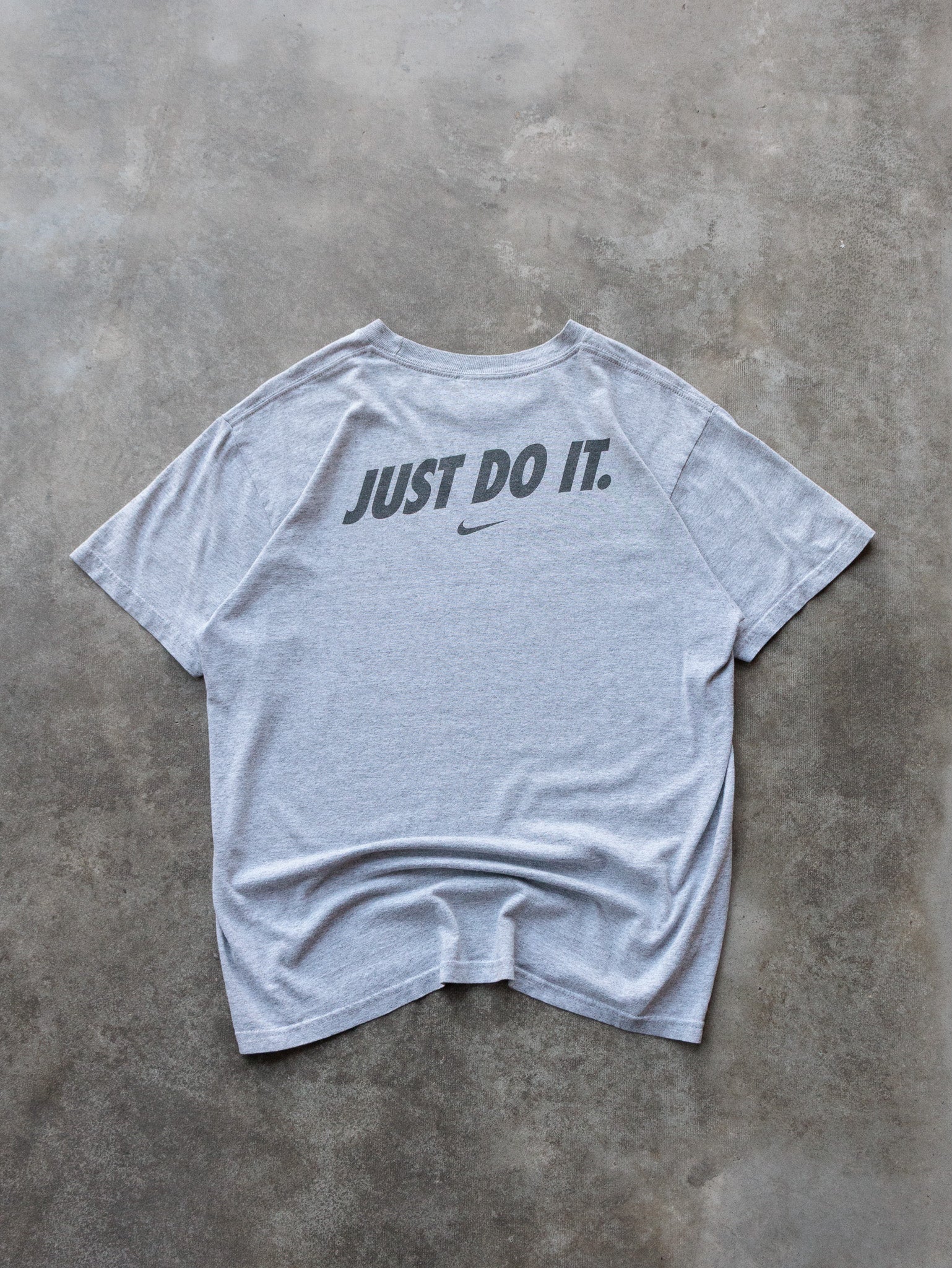 Vintage 00s Grey Nike Swim Camp Tee (S)
