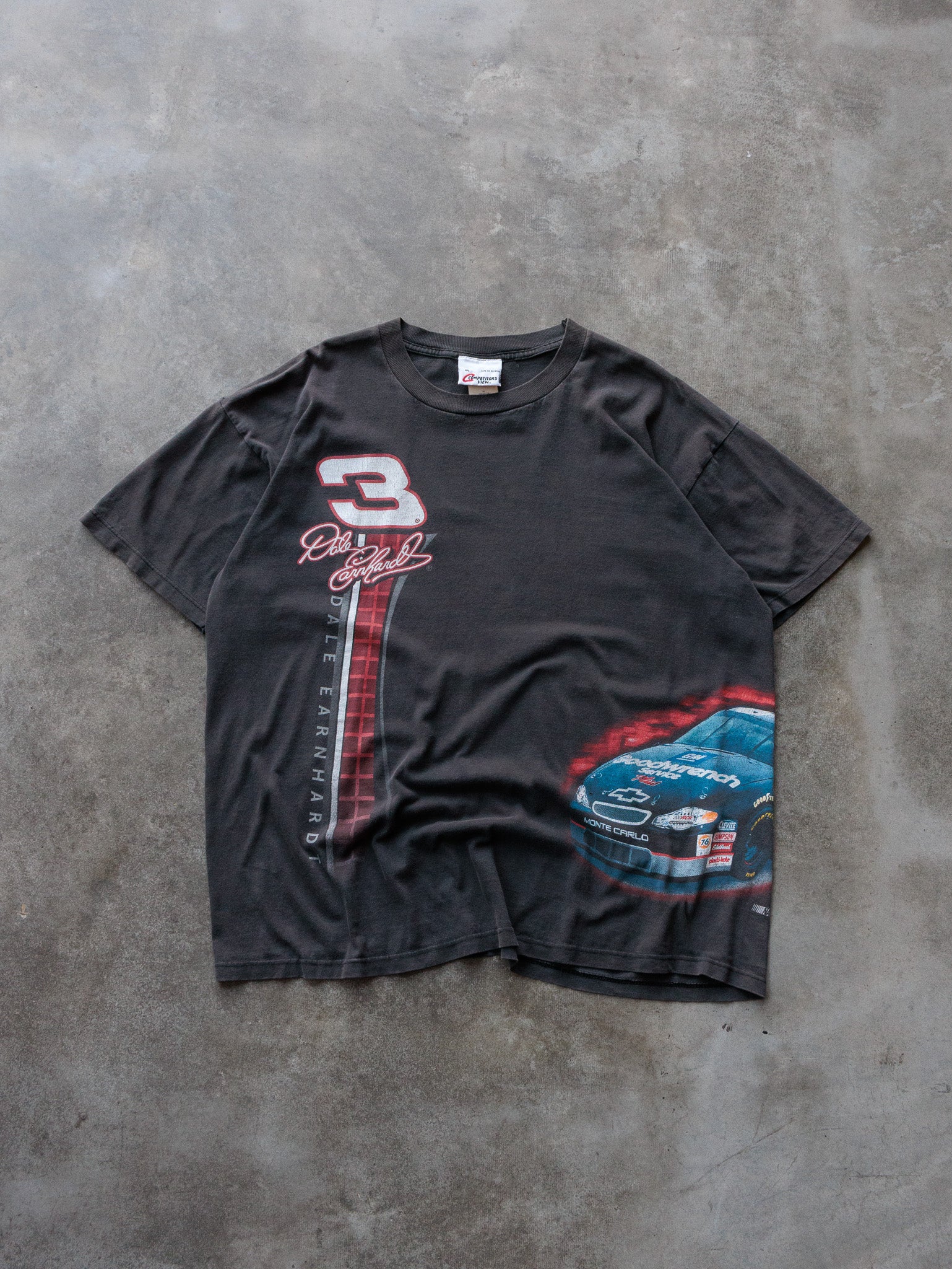 Vintage Black NASCAR Dale Earnhardt Tee (XL)
