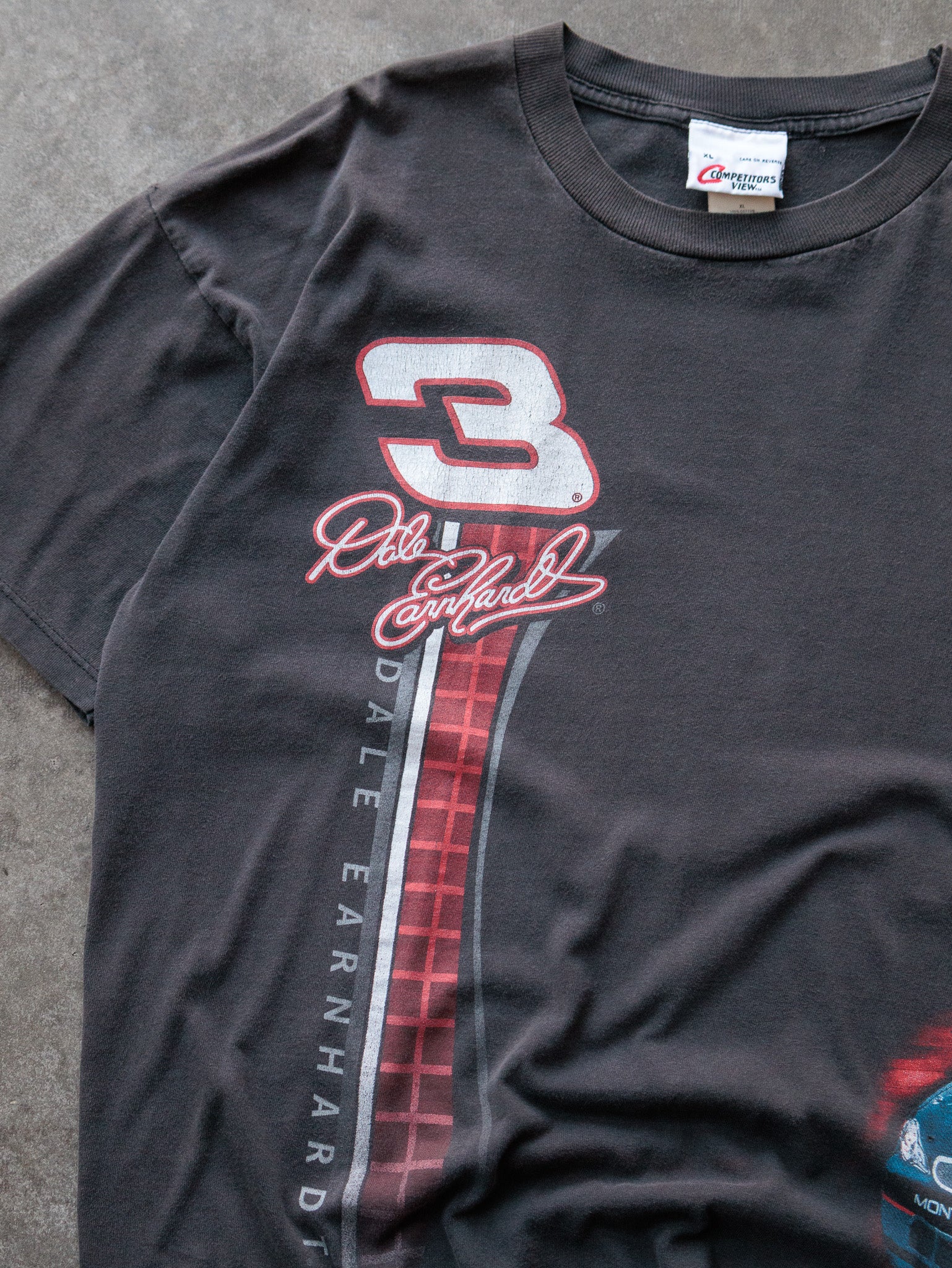 Vintage Black NASCAR Dale Earnhardt Tee (XL)
