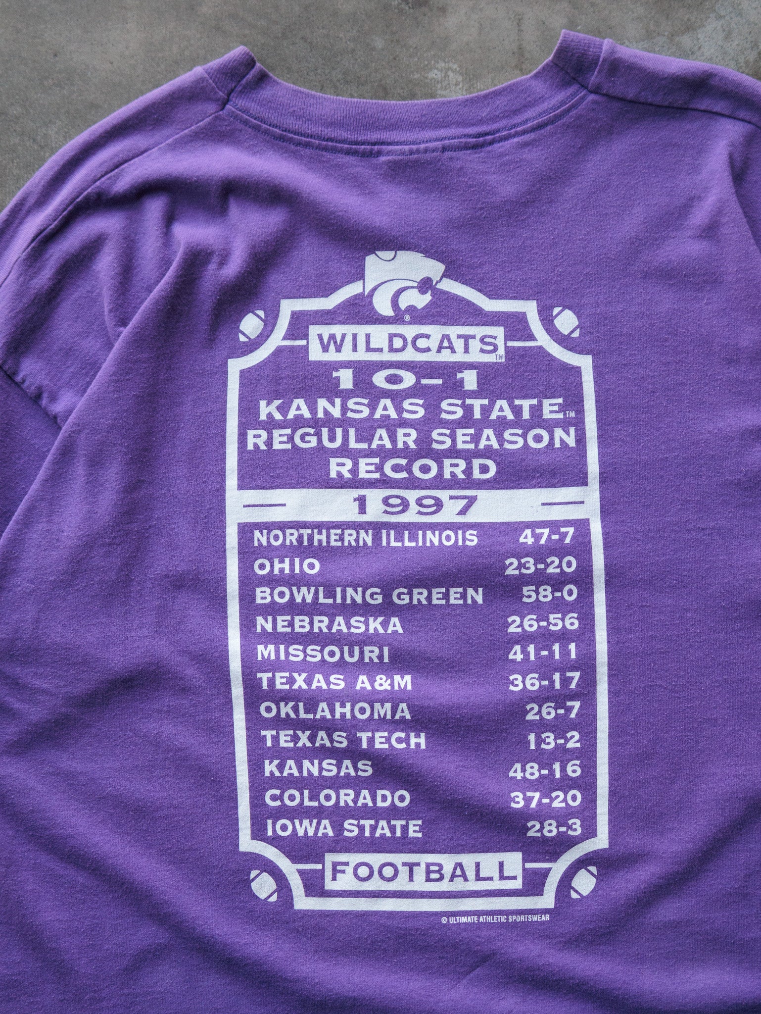 Vintage 1997 Purple Kansas State Tee (2XL)