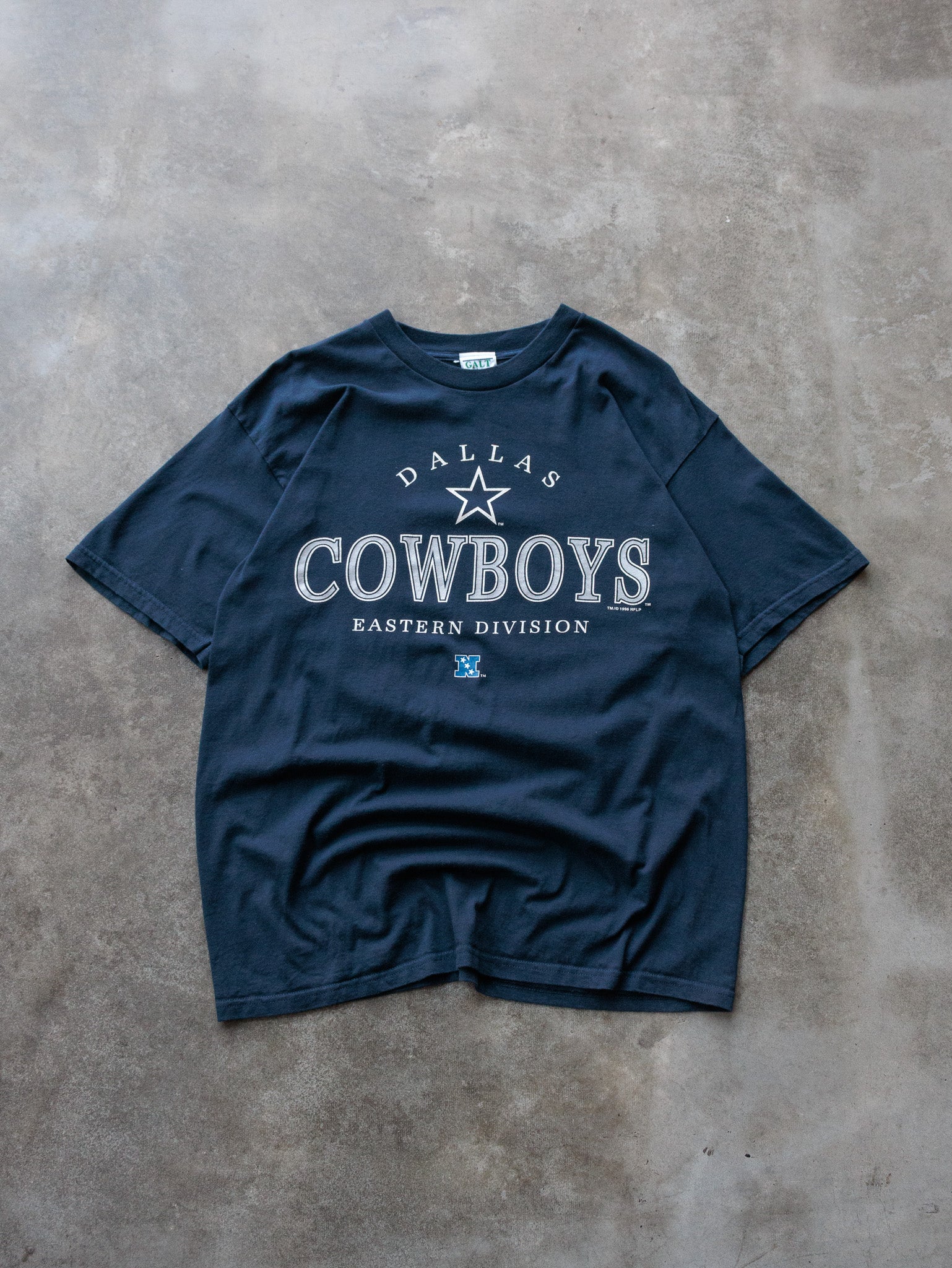 Vintage 90s Navy Dallas Cowboys Tee (XL)