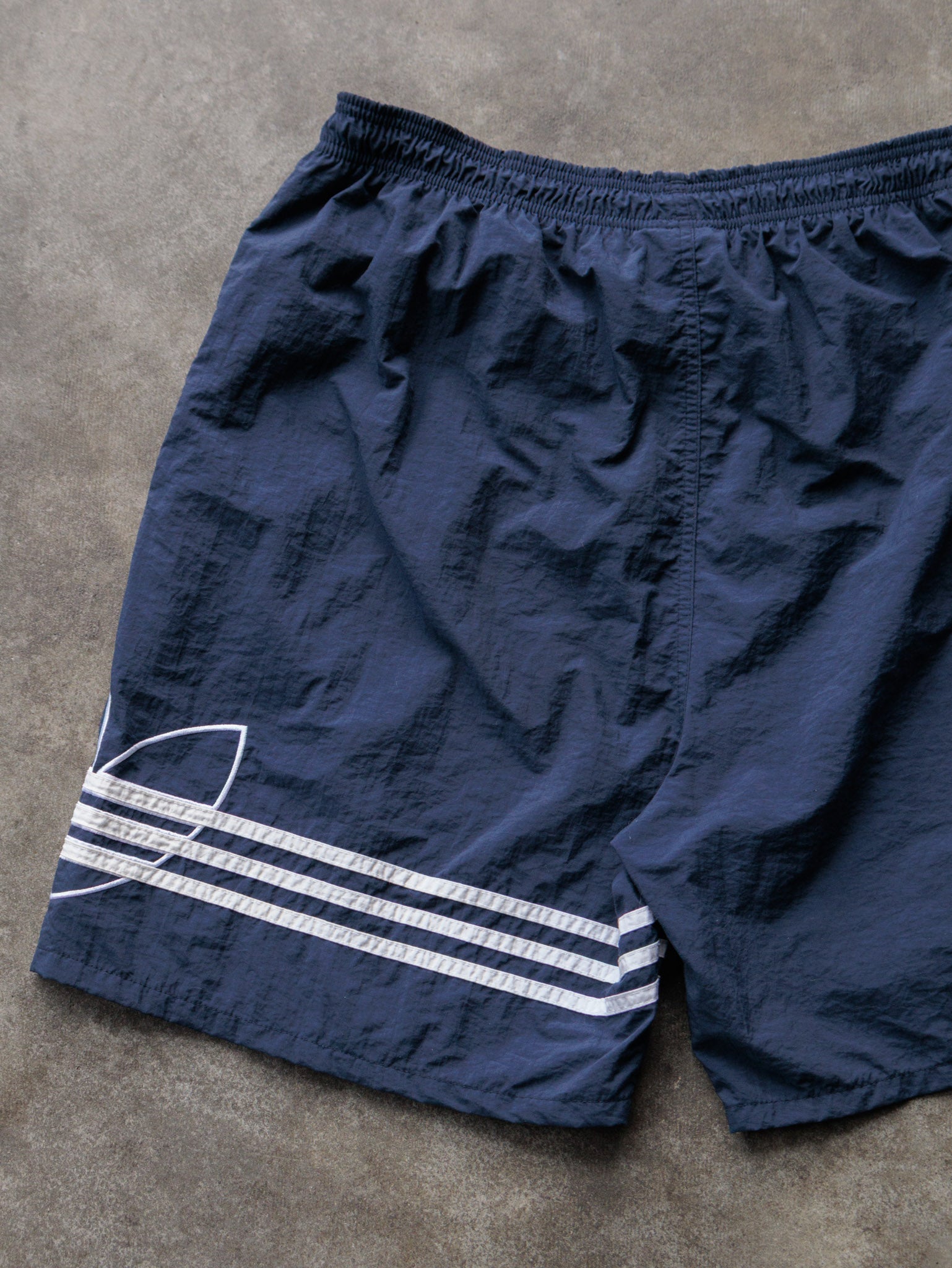 Vintage 90s Navy Adidas Shorts (XL)