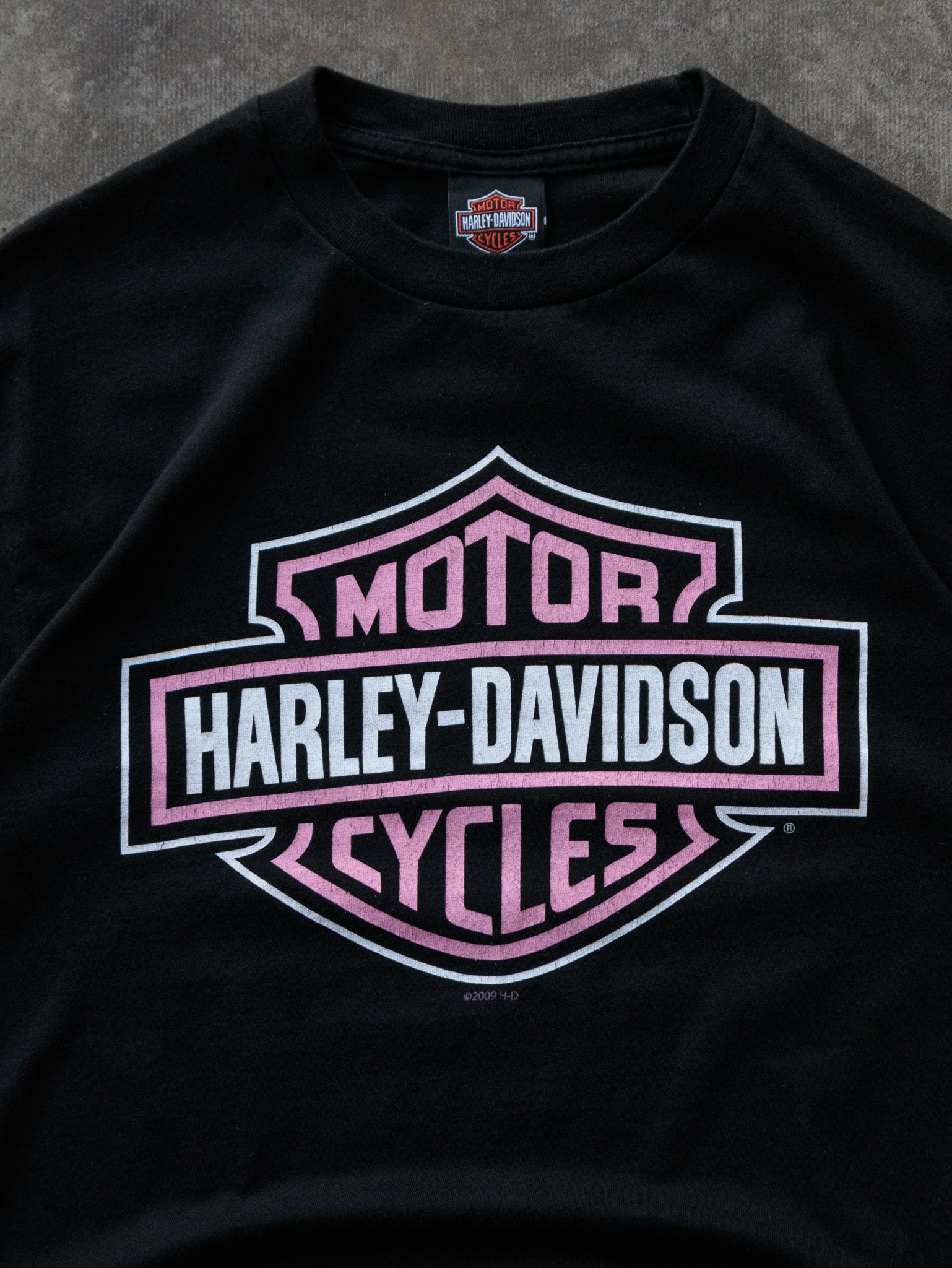 Vintage 2009 Black Harley-Davidson Springfield Missouri Tee (L)