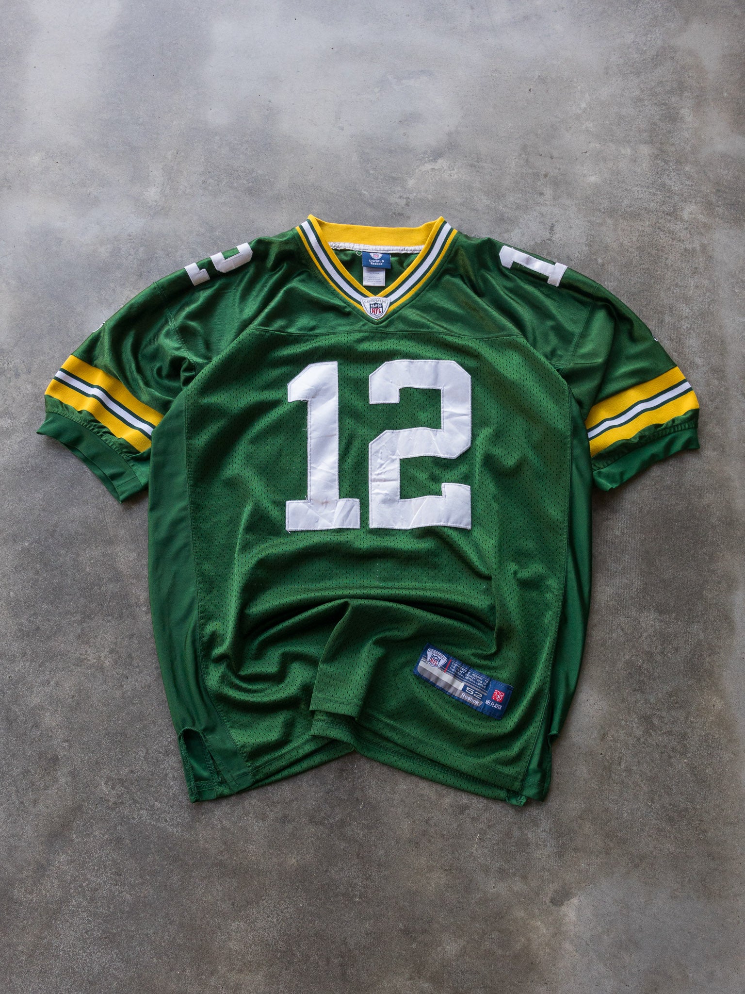Vintage 00s Reebok Green Bay Packers Aaron Rodgers NFL Jersey (XL)