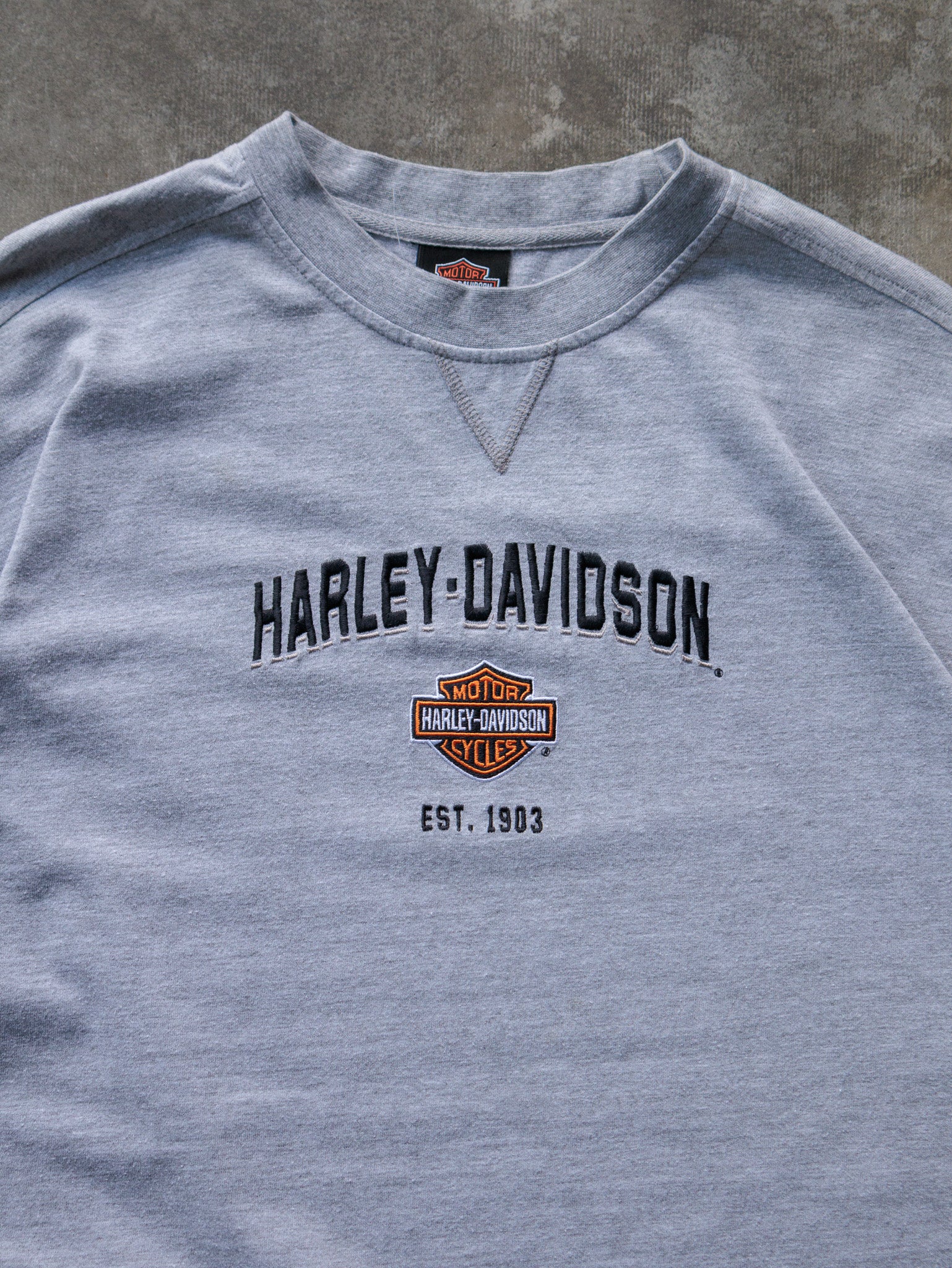Vintage Grey Harley-Davidson Latrobe Pennsylvania Tee (XL)