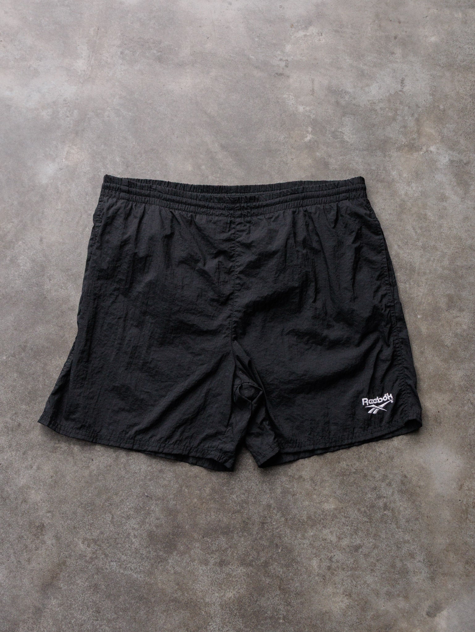 Vintage 00s Black Reebok Swim Shorts (M)