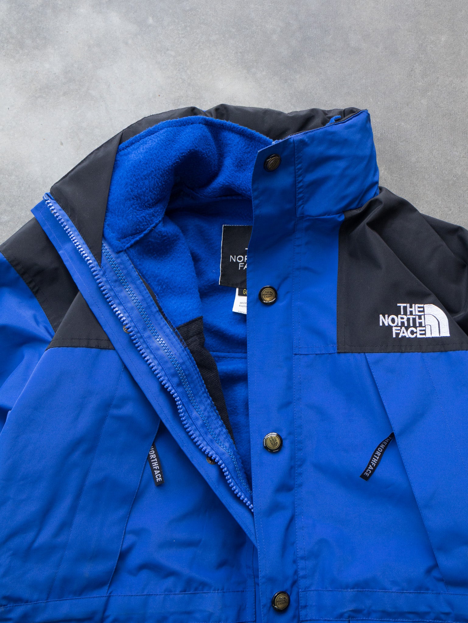 Vintage Blue The North Face Gore-Tex Mountain Jacket (M)