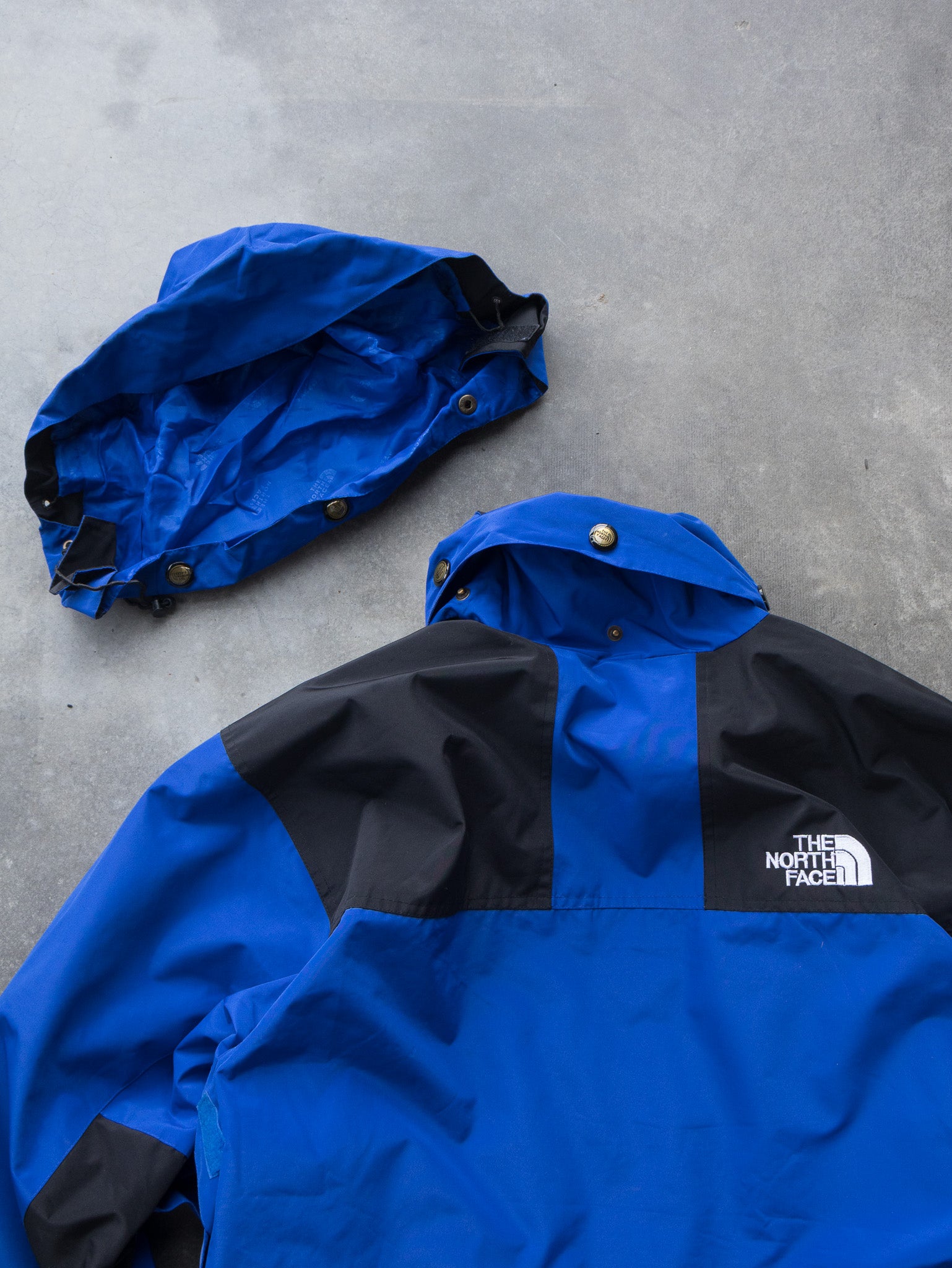 Vintage Blue The North Face Gore-Tex Mountain Jacket (M)