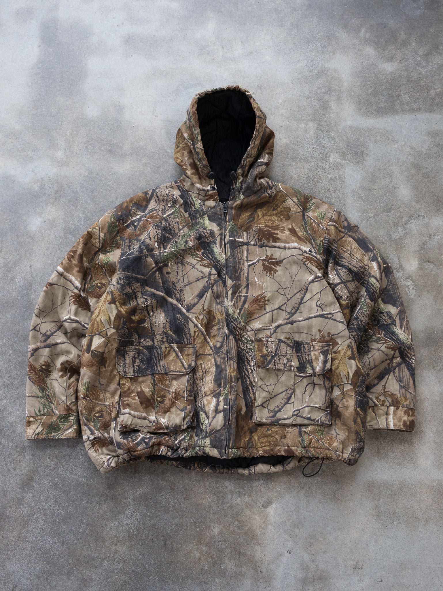 Vintage Camo Realtree Hooded Jacket (3XL)