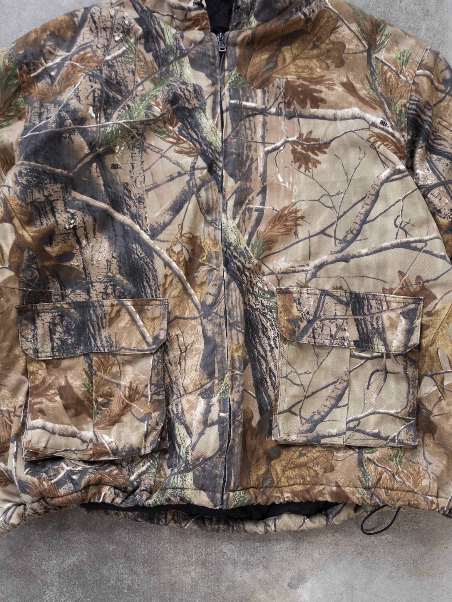 Vintage Camo Realtree Hooded Jacket (3XL)