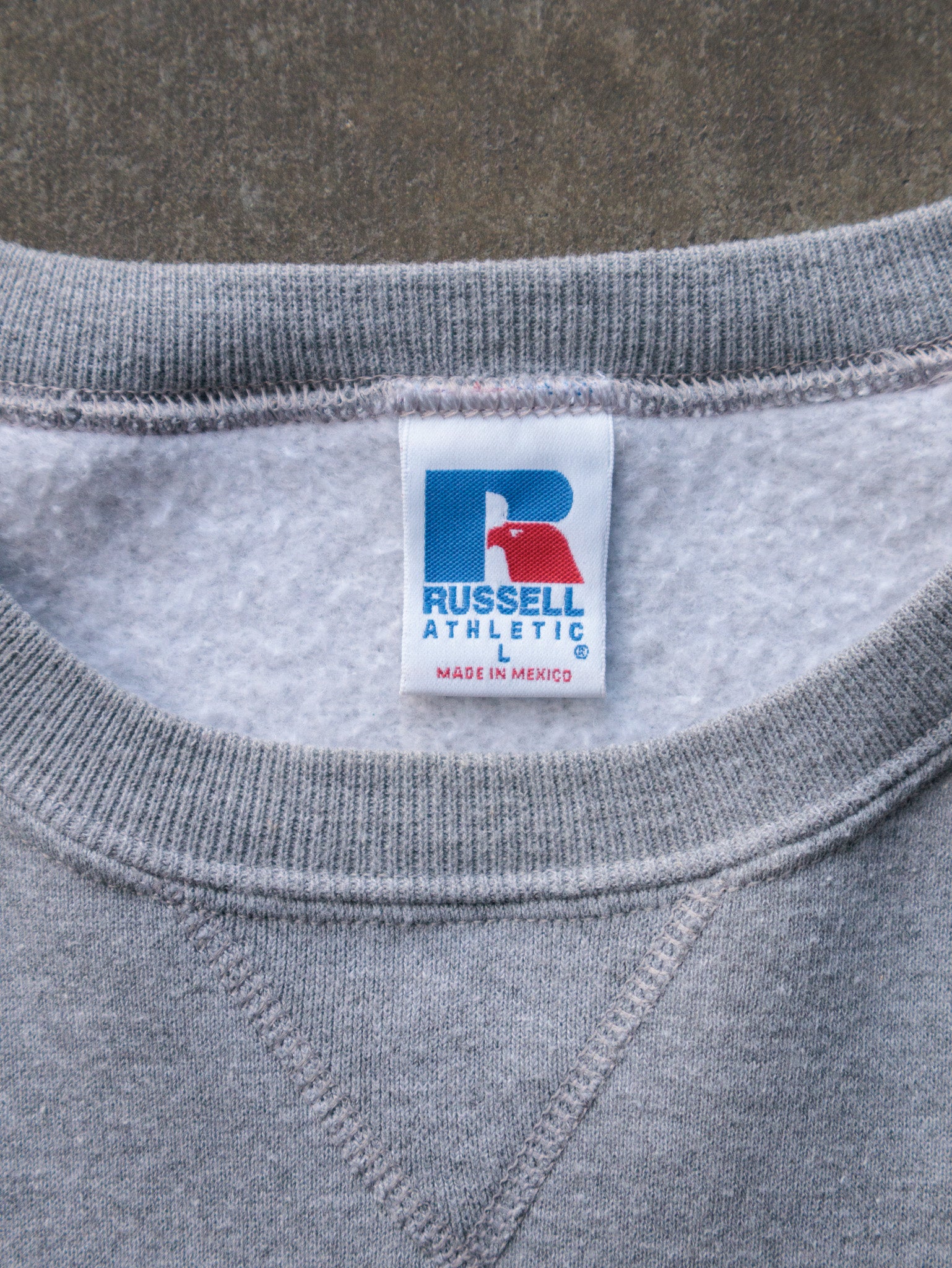 Vintage Grey Russell Athletic Sweatshirt (L)