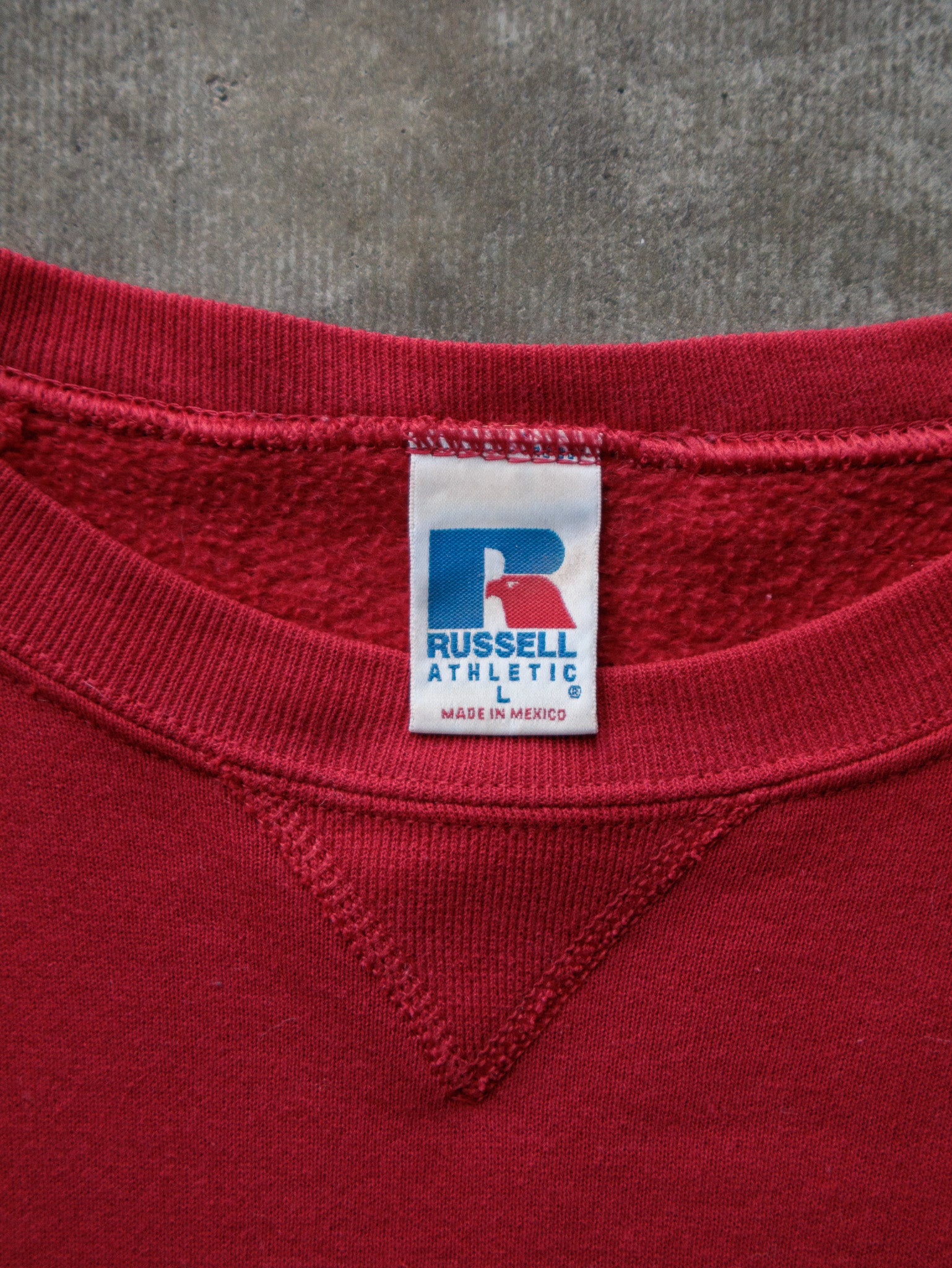 Vintage Red Russell Athletic Sweatshirt (L)