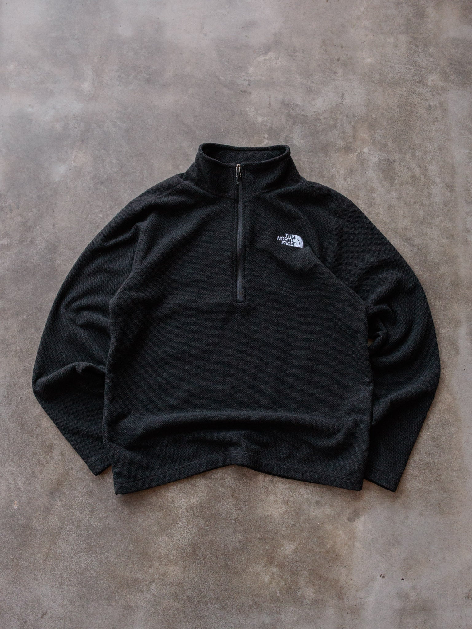 Vintage Black The North Face Fleece Quarter Zip (L)