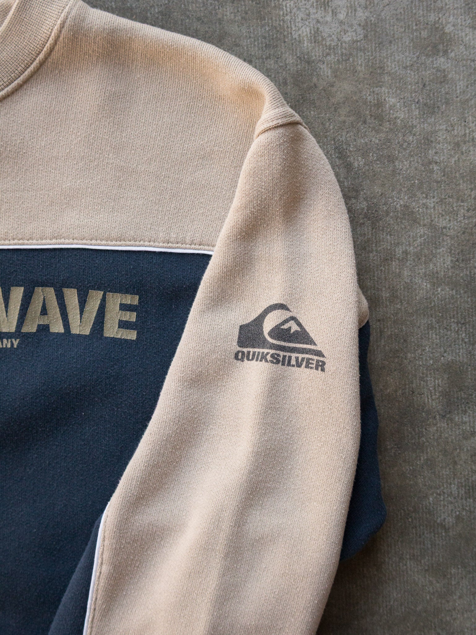 Vintage 90s Quiksilver Go Ride A Wave Sweatshirt (12Y)