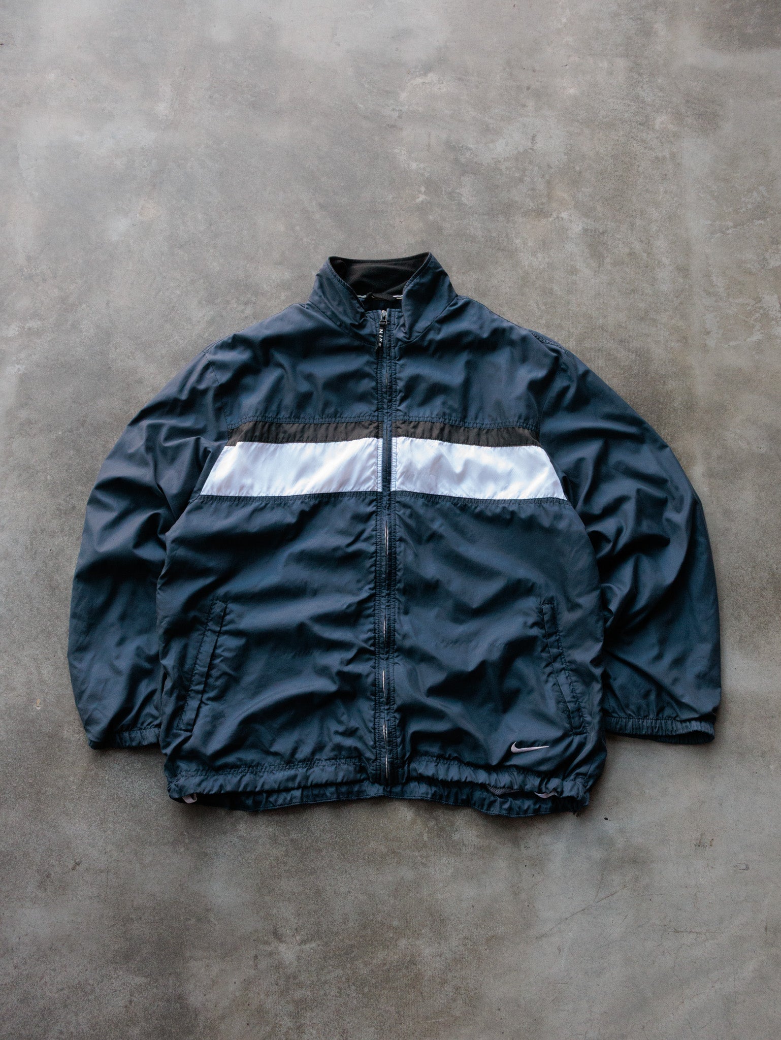 Vintage 00s Navy Nike Track Jacket (L)