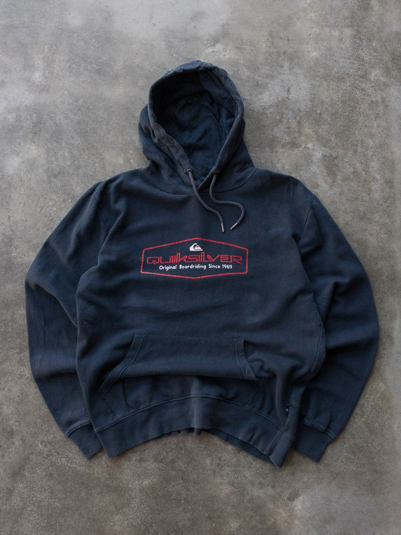 Vintage Navy Quiksilver Hoodie (M)