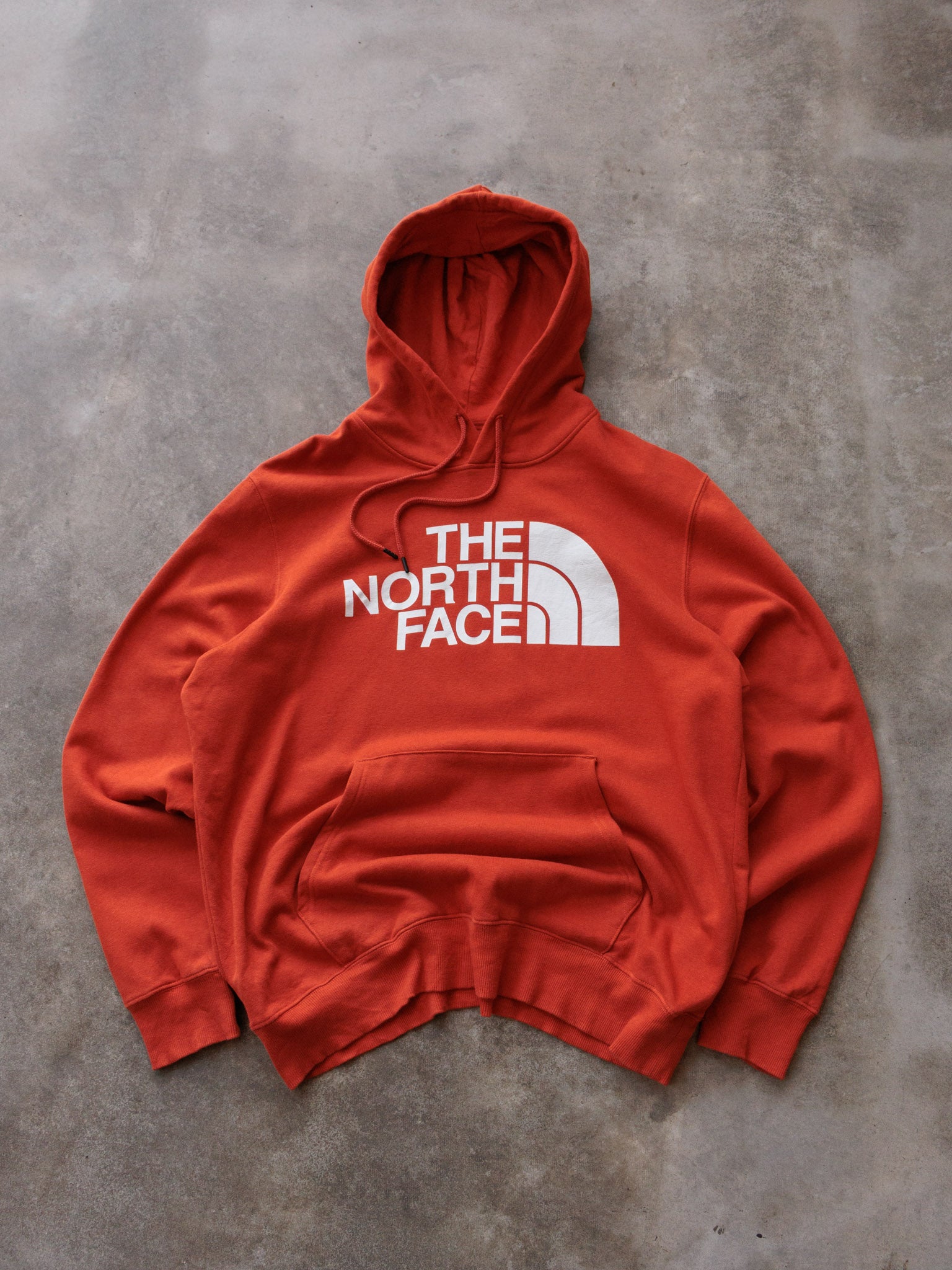 Vintage Orange The North Face Hoodie (L)
