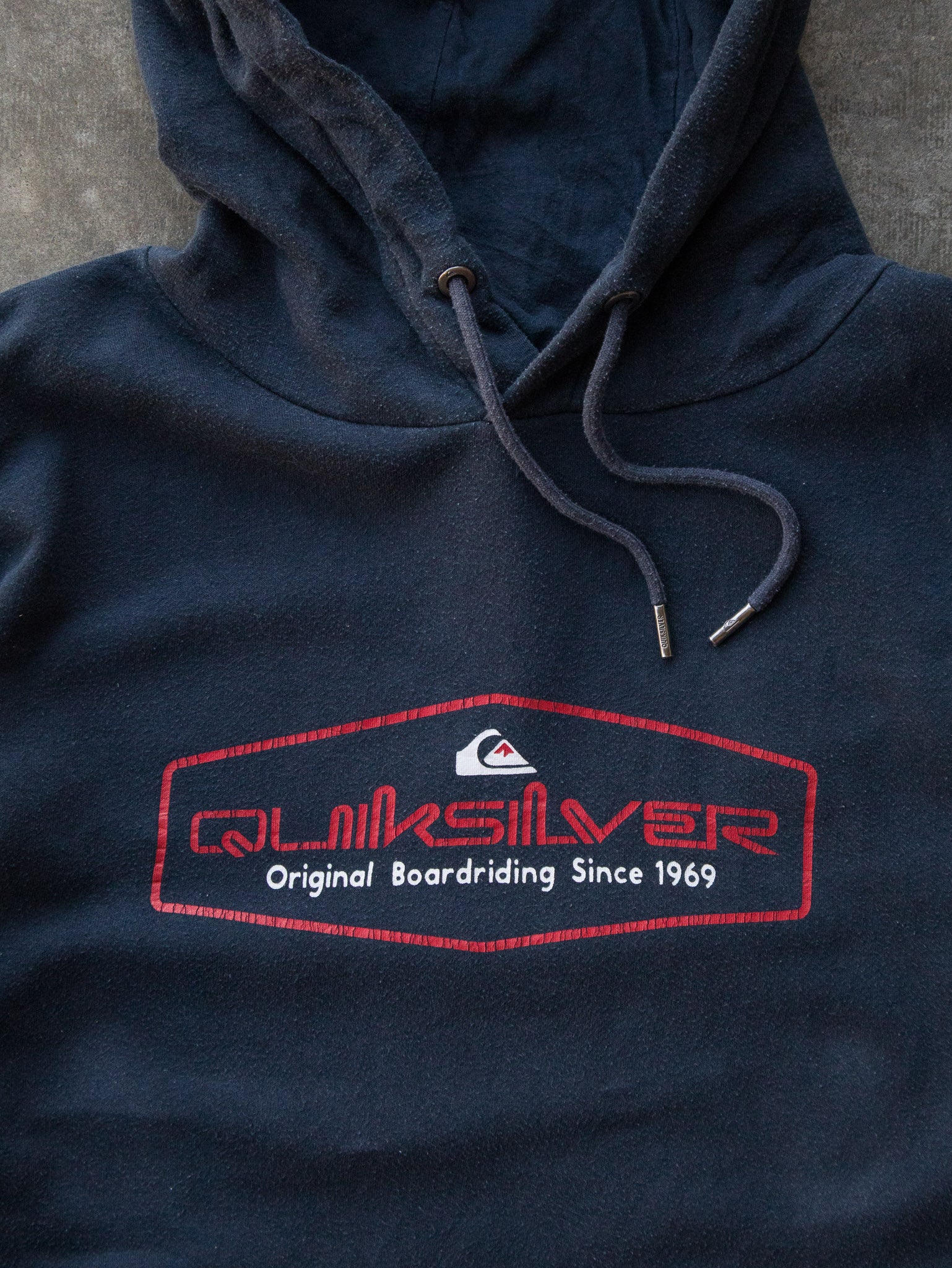 Vintage Navy Quiksilver Hoodie (M)