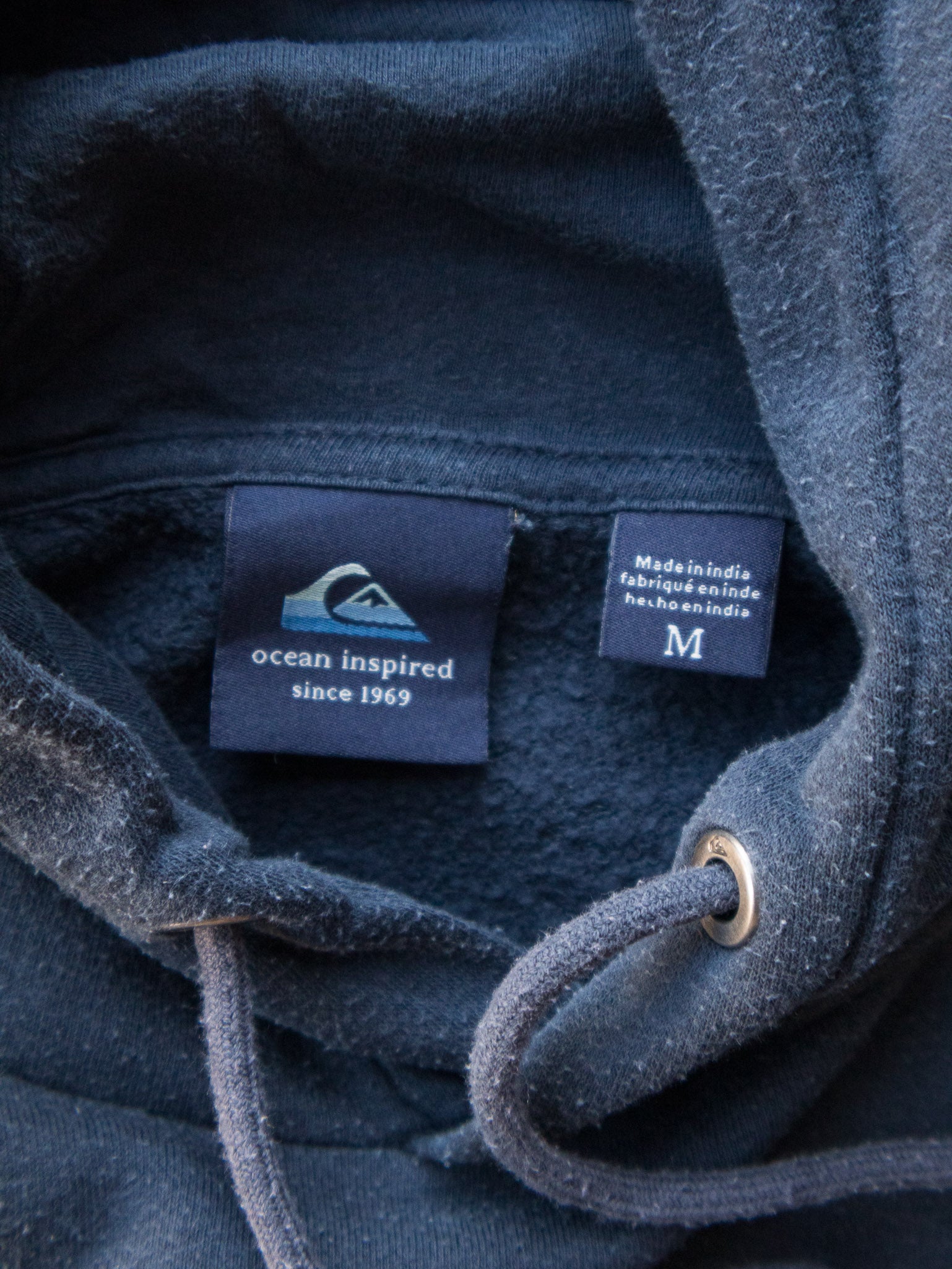 Vintage Navy Quiksilver Hoodie (M)