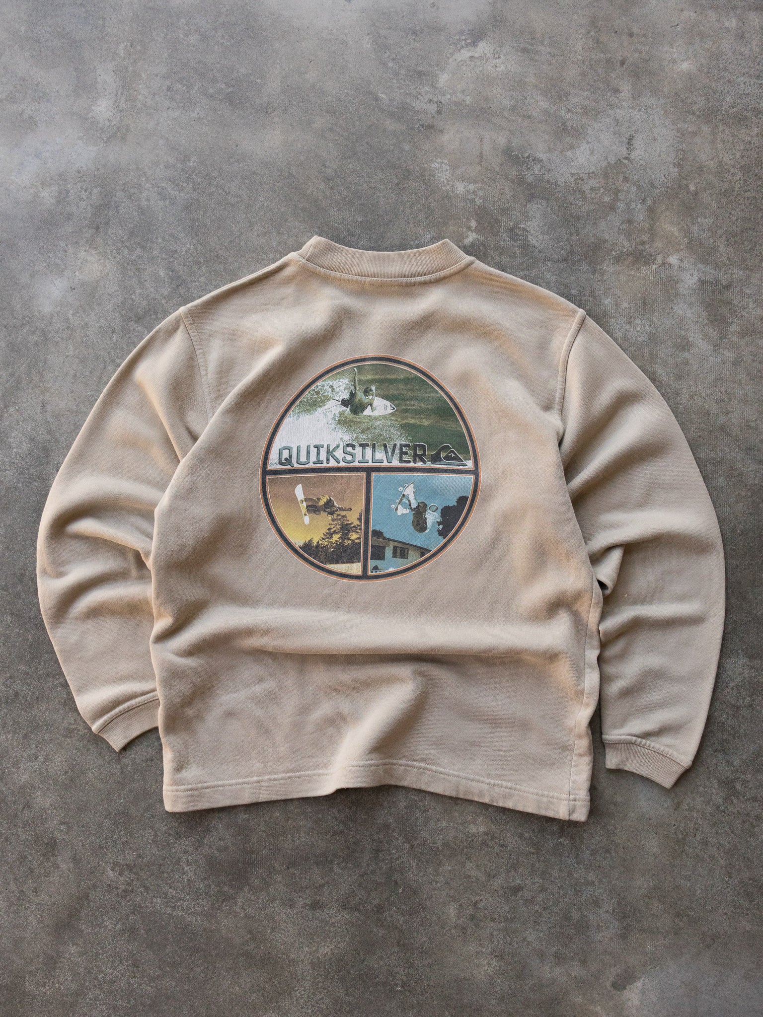 Vintage 90s Quiksilver Graphic Sweatshirt (12Y)