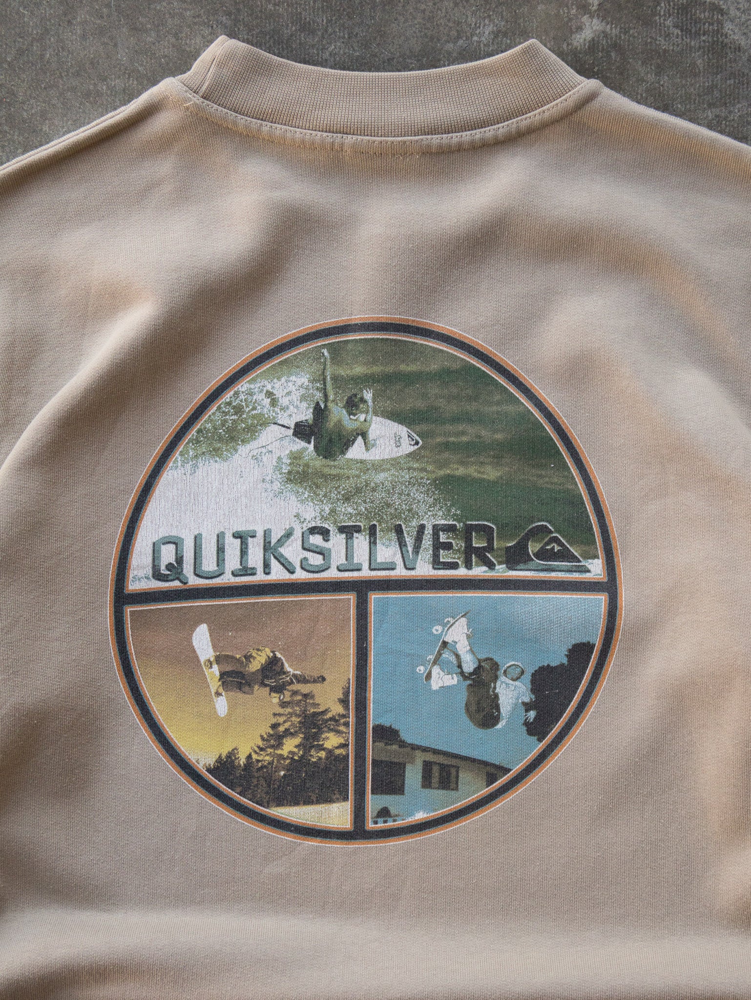 Vintage 90s Quiksilver Graphic Sweatshirt (12Y)