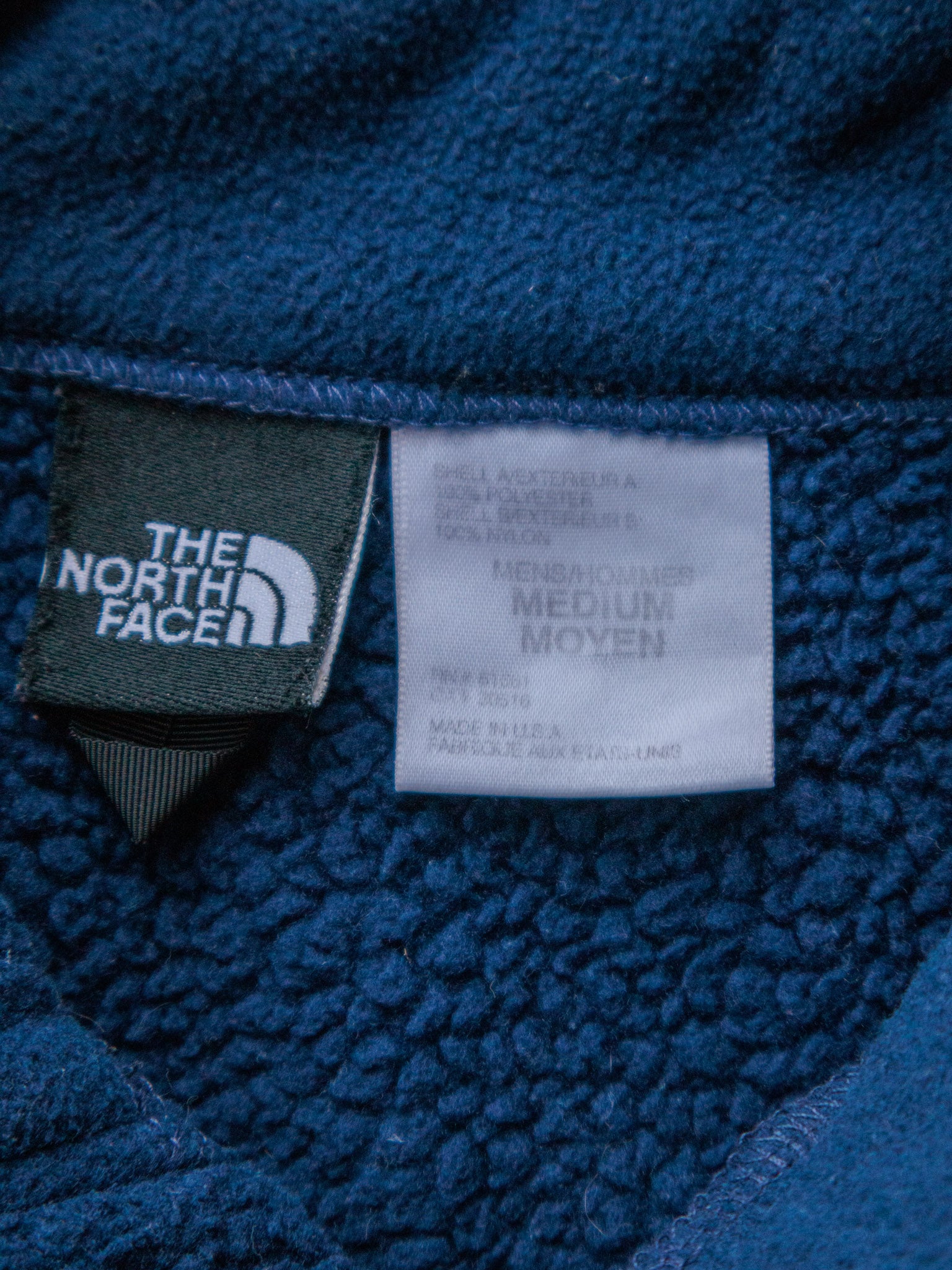 Vintage 90s Navy The North Face Fleece Vest (M)