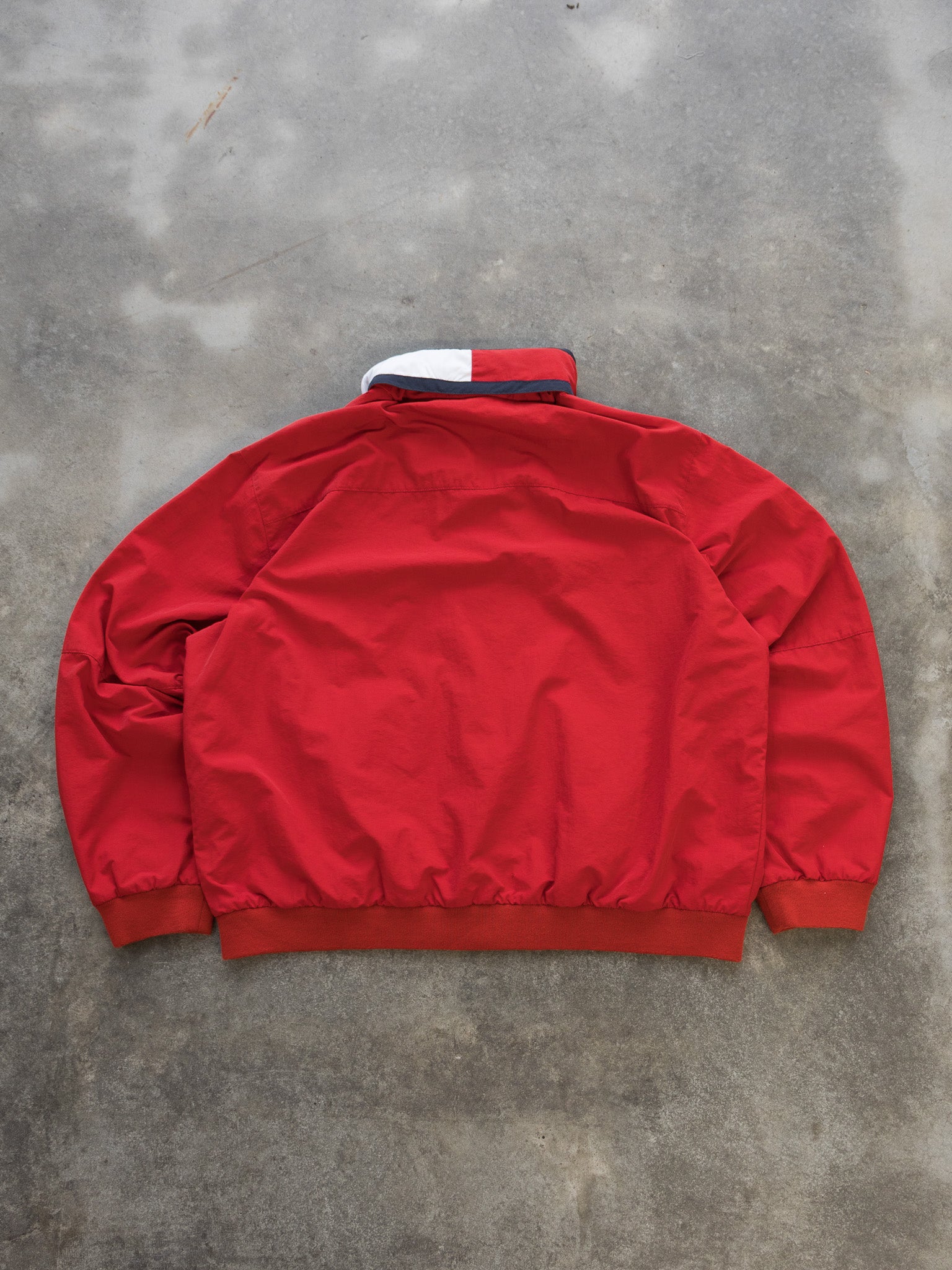 Vintage Red Tommy Hilfiger Jacket (2XL)