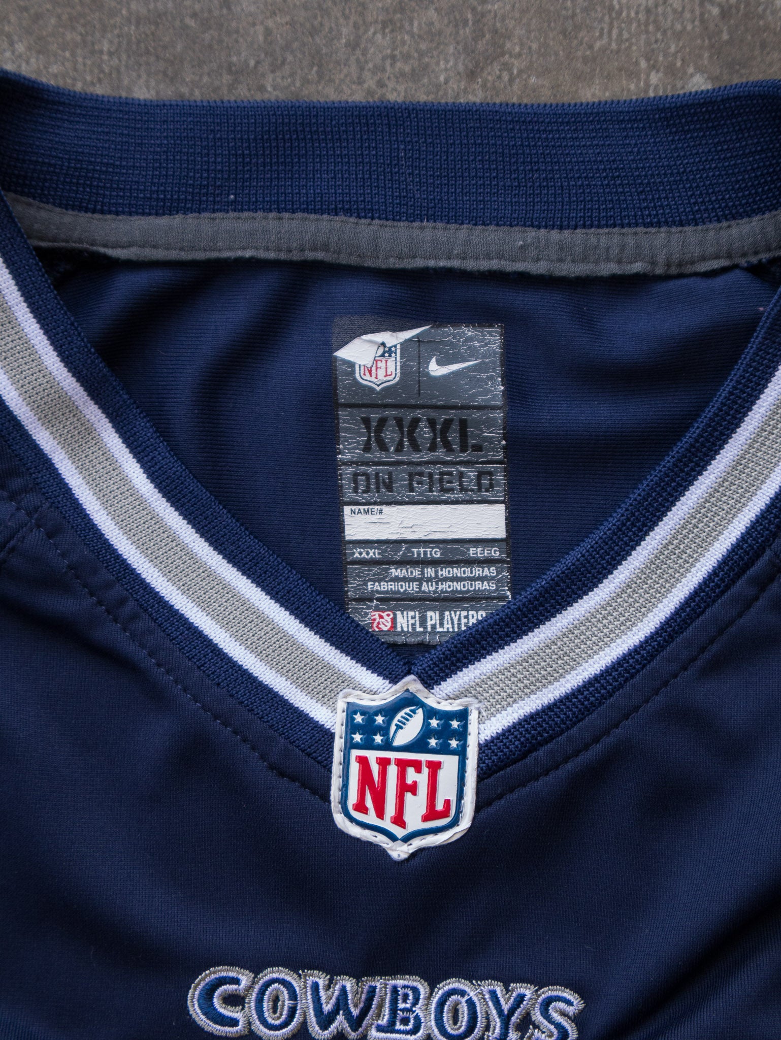 Vintage Navy Nike Dallas Cowboys Jason Witten NFL Jersey (3XL)