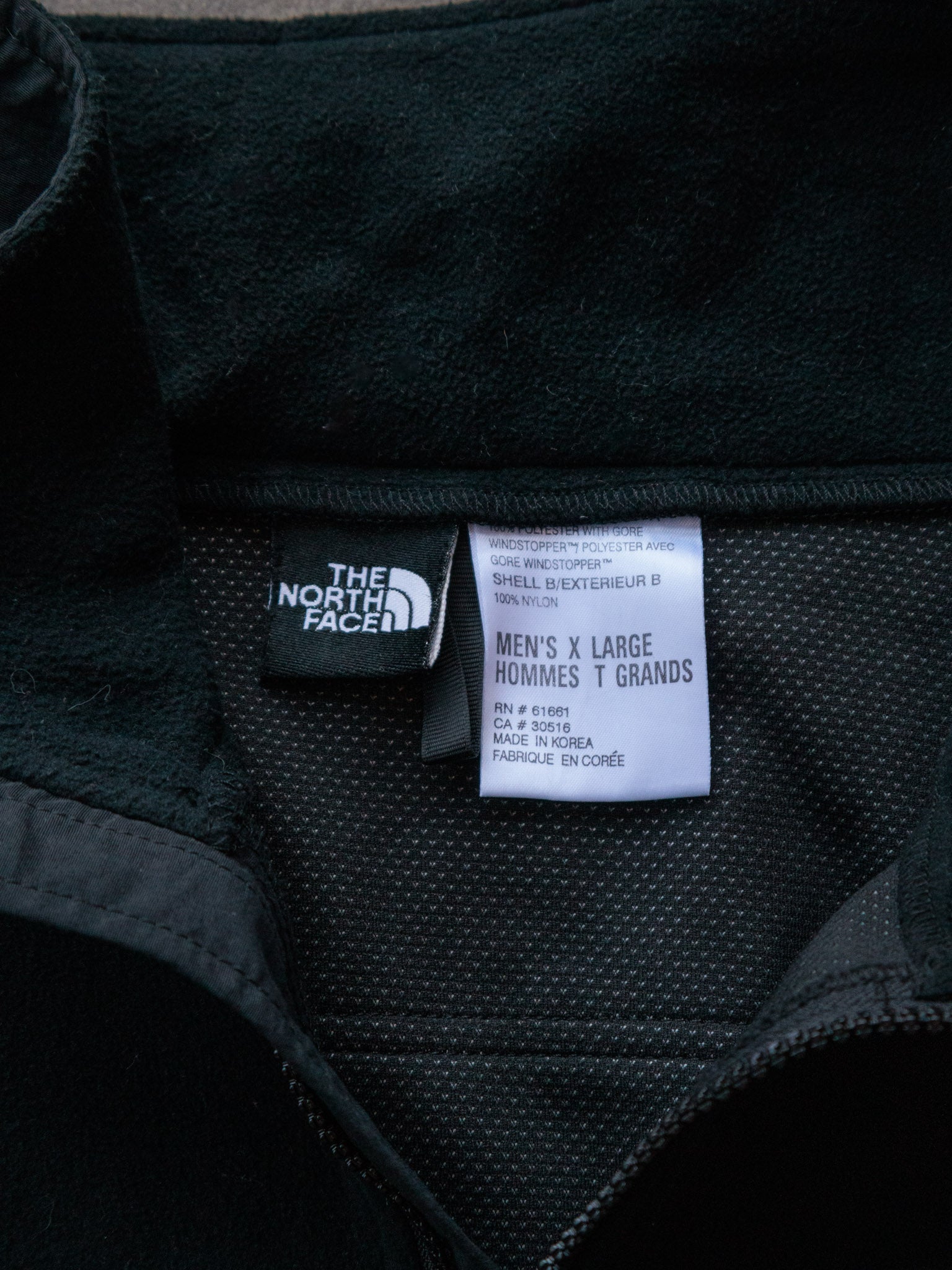 Vintage 00s Green The North Face Windstopper Fleece Jacket (XL)