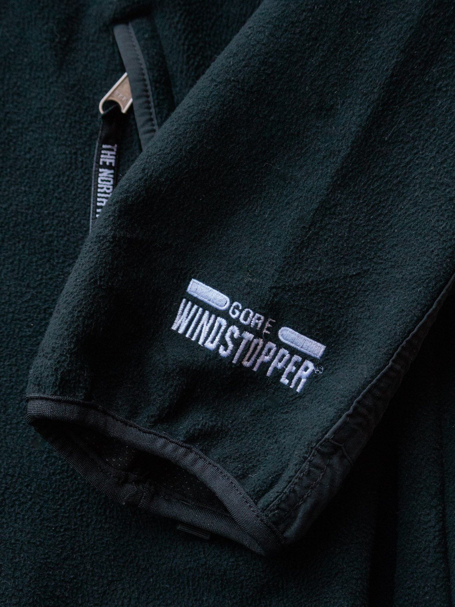 Vintage 00s Green The North Face Windstopper Fleece Jacket (XL)
