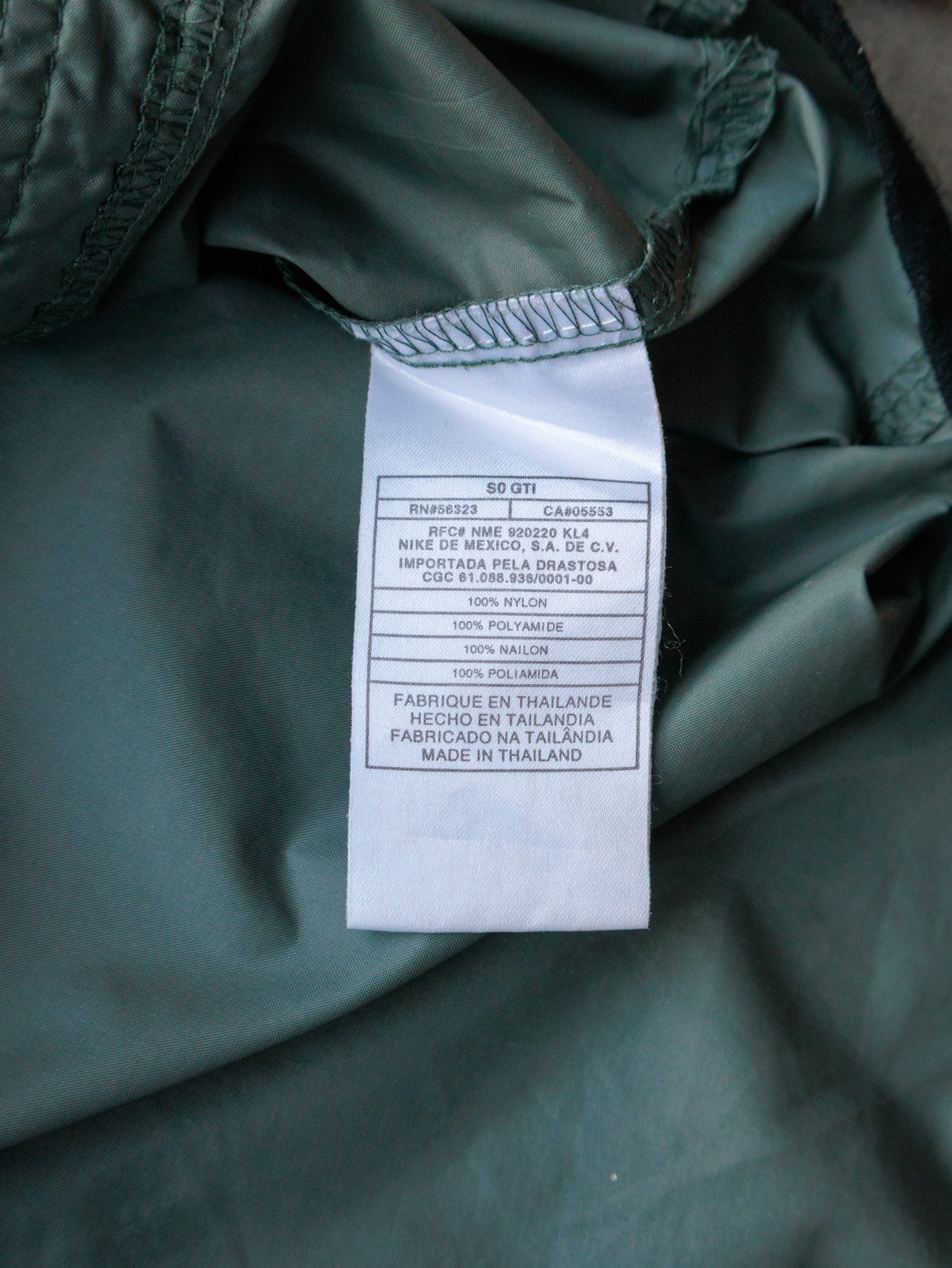 Vintage 00s Green Nike Track Jacket (L)