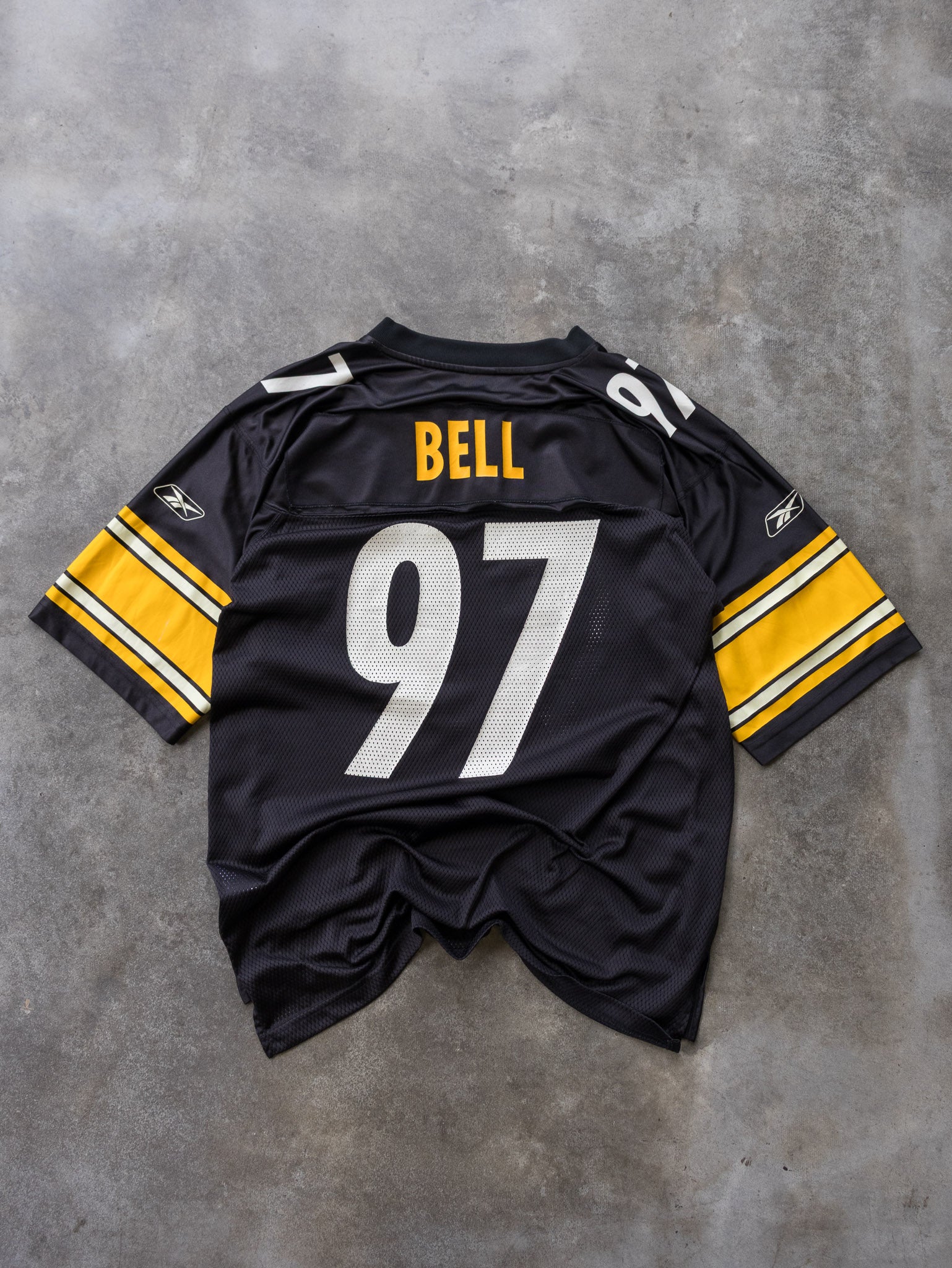 Vintage 00s Reebok Pittsburgh Steelers Kendrell Bell NFL Jersey (M)