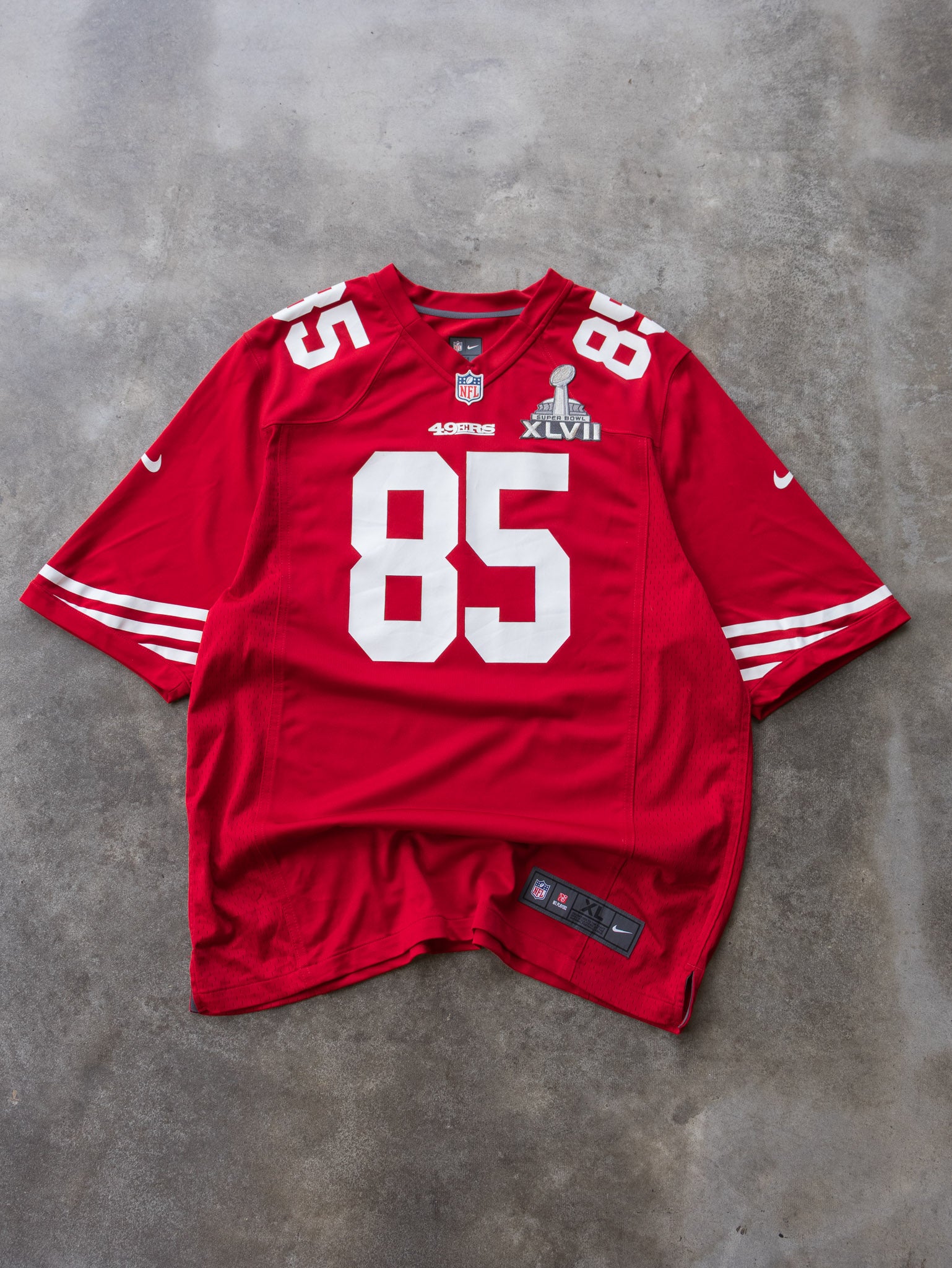 Nike San Francisco 49ers Super Bowl Davis NFL Jersey (XL)