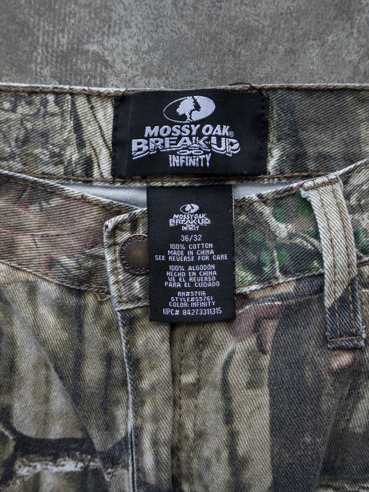 Vintage Mossy Oak Break-Up Infinity Camo Pants (W36)