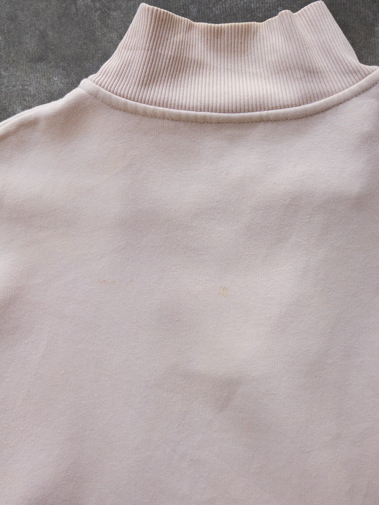 Vintage 00s Cream Nike Quarter Zip Sweatshirt (M)