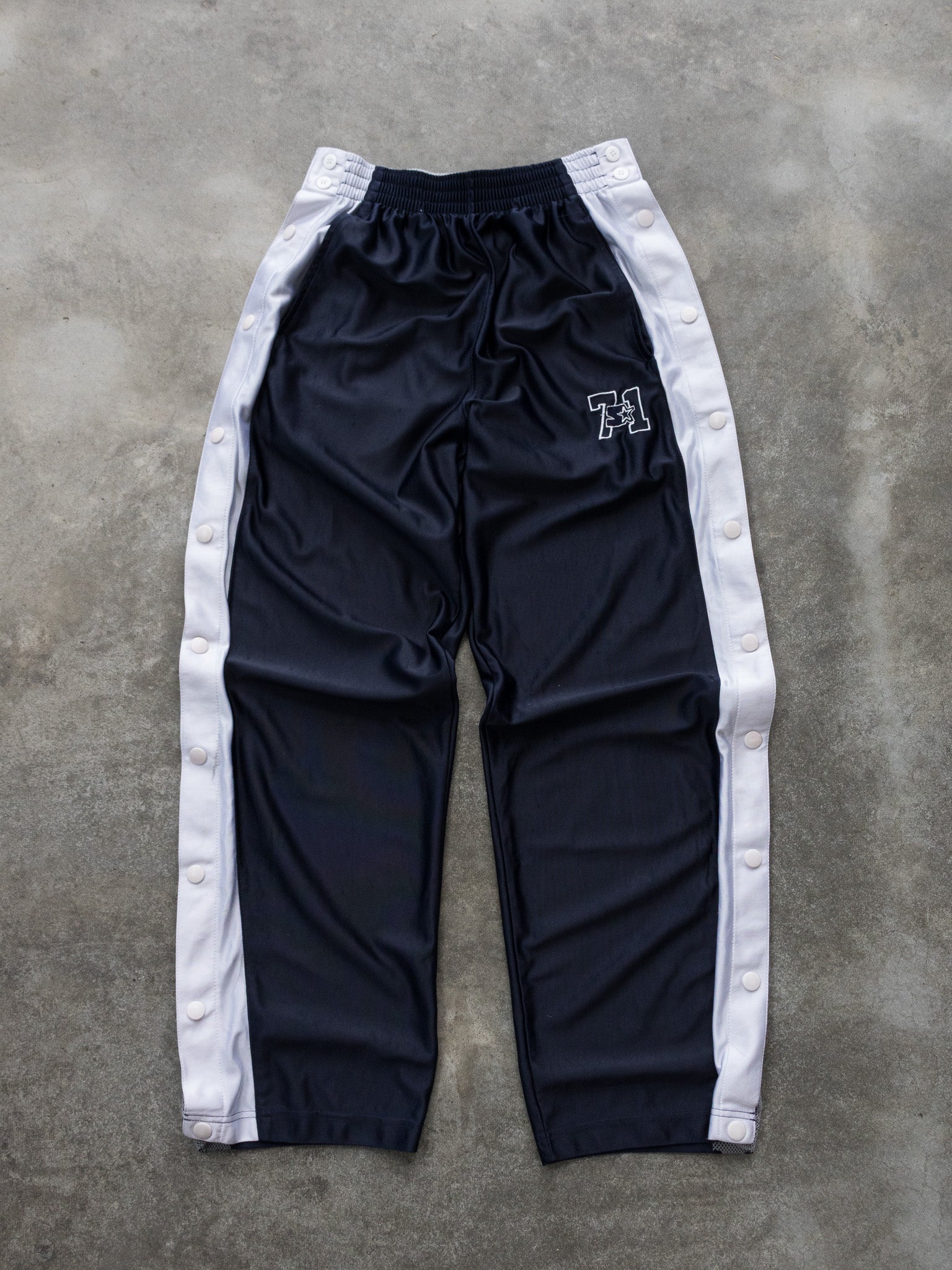 Vintage Navy Starter Tearaway Track Pants (S)