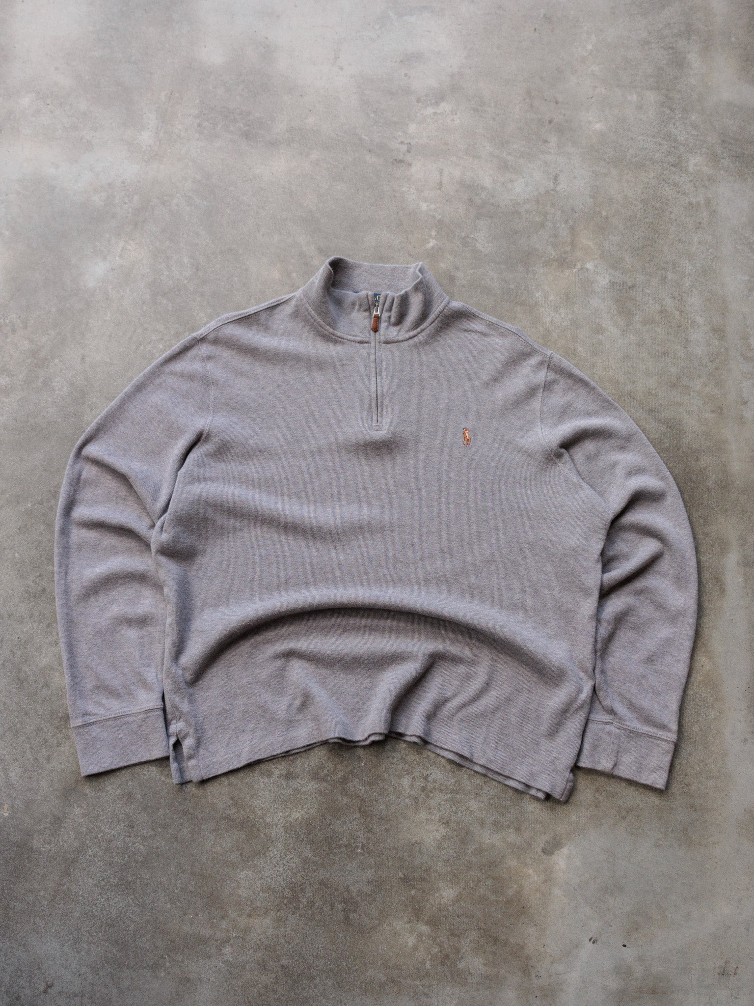 Vintage Grey Polo Ralph Lauren Sweatshirt (M)