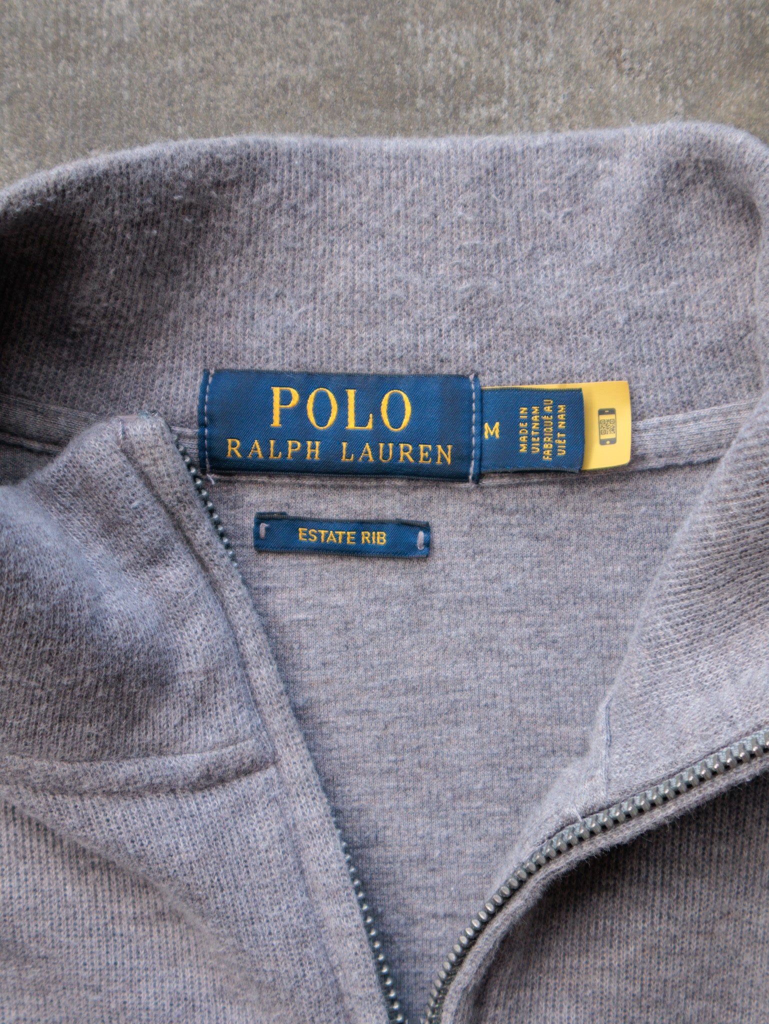Vintage Grey Polo Ralph Lauren Sweatshirt (M)
