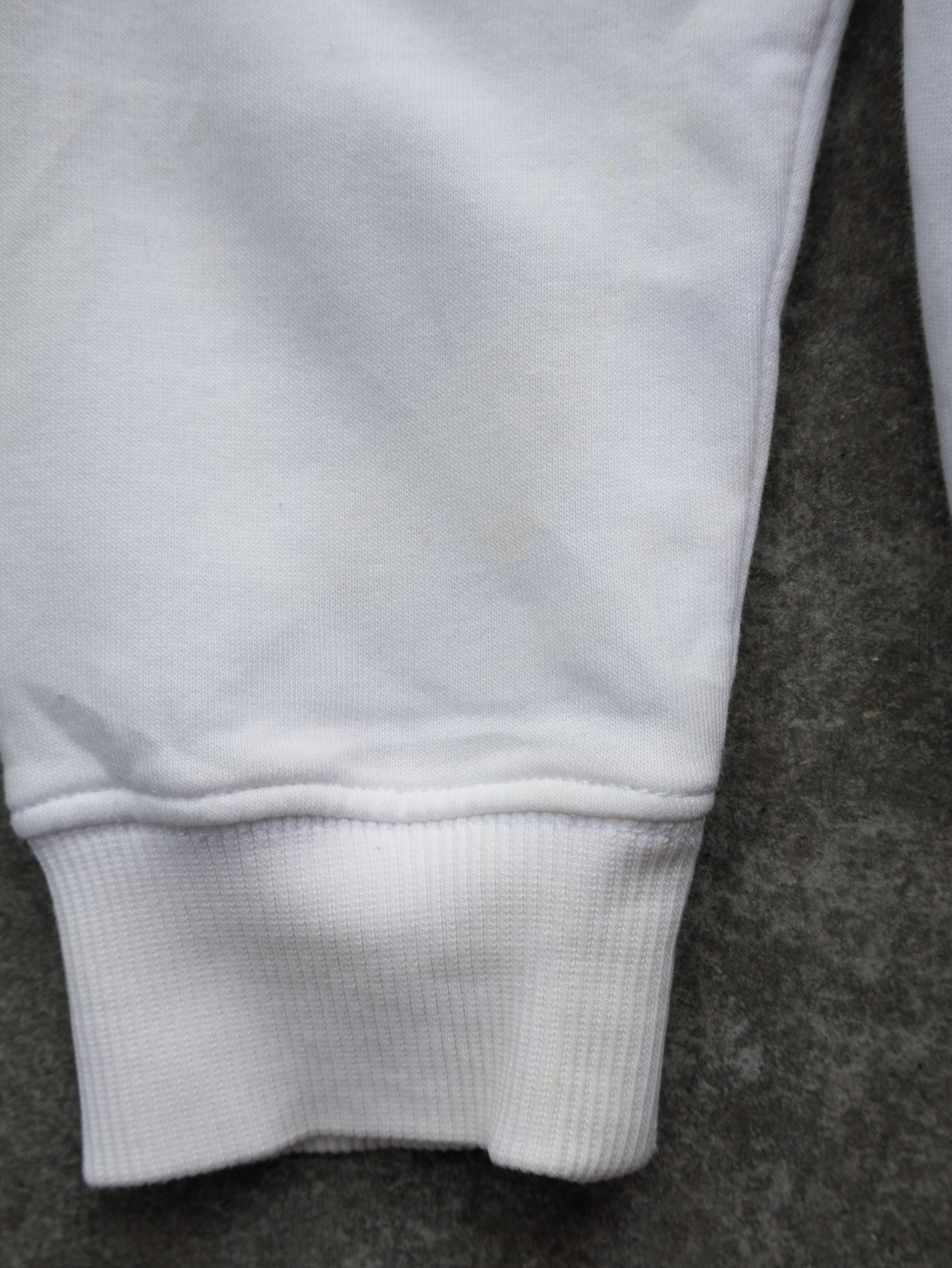 Vintage White Calvin Klein Jeans Graphic Hoodie (S)