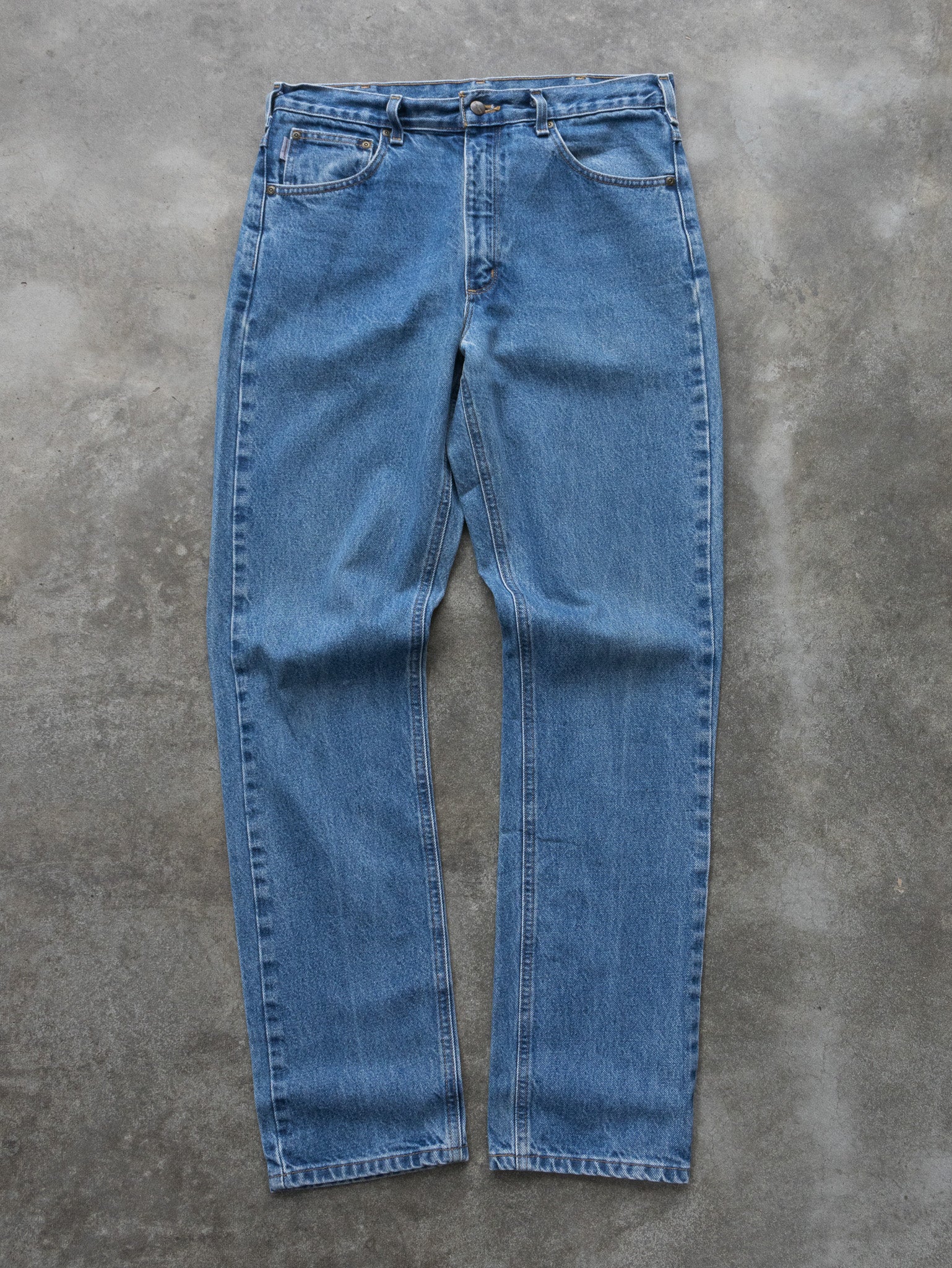 Vintage Carhartt Blue Denim Jeans (W34)