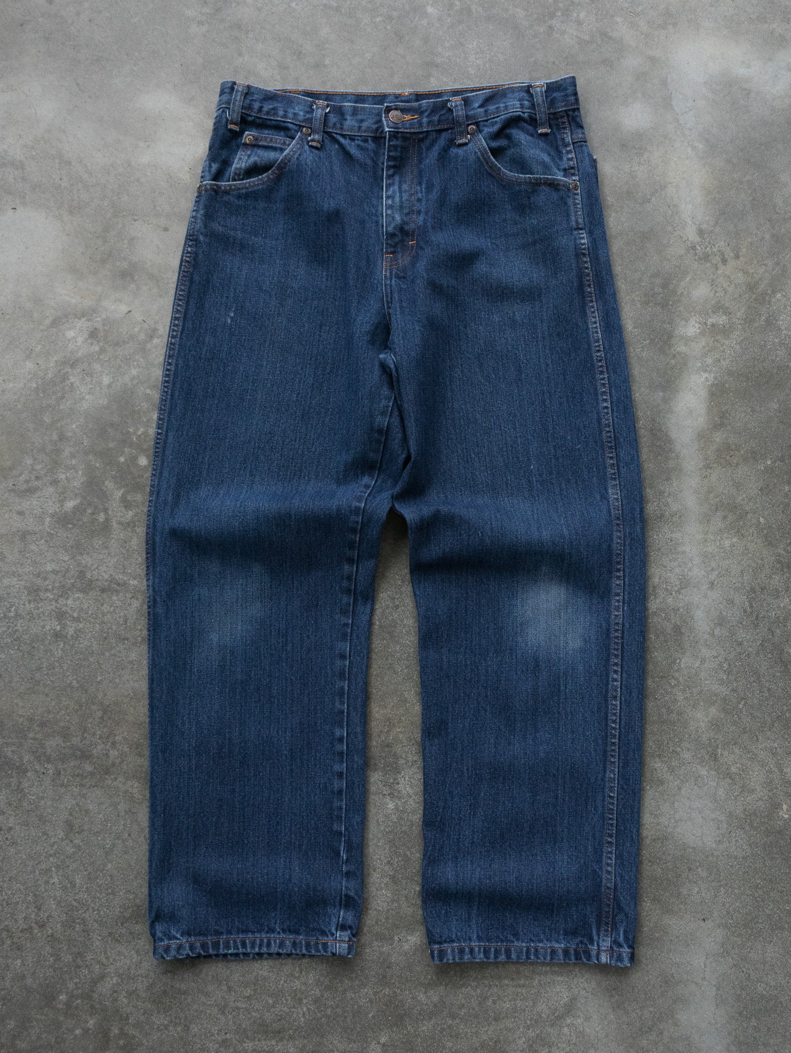 Vintage Dark Blue Dickies Denim Jeans (W34)