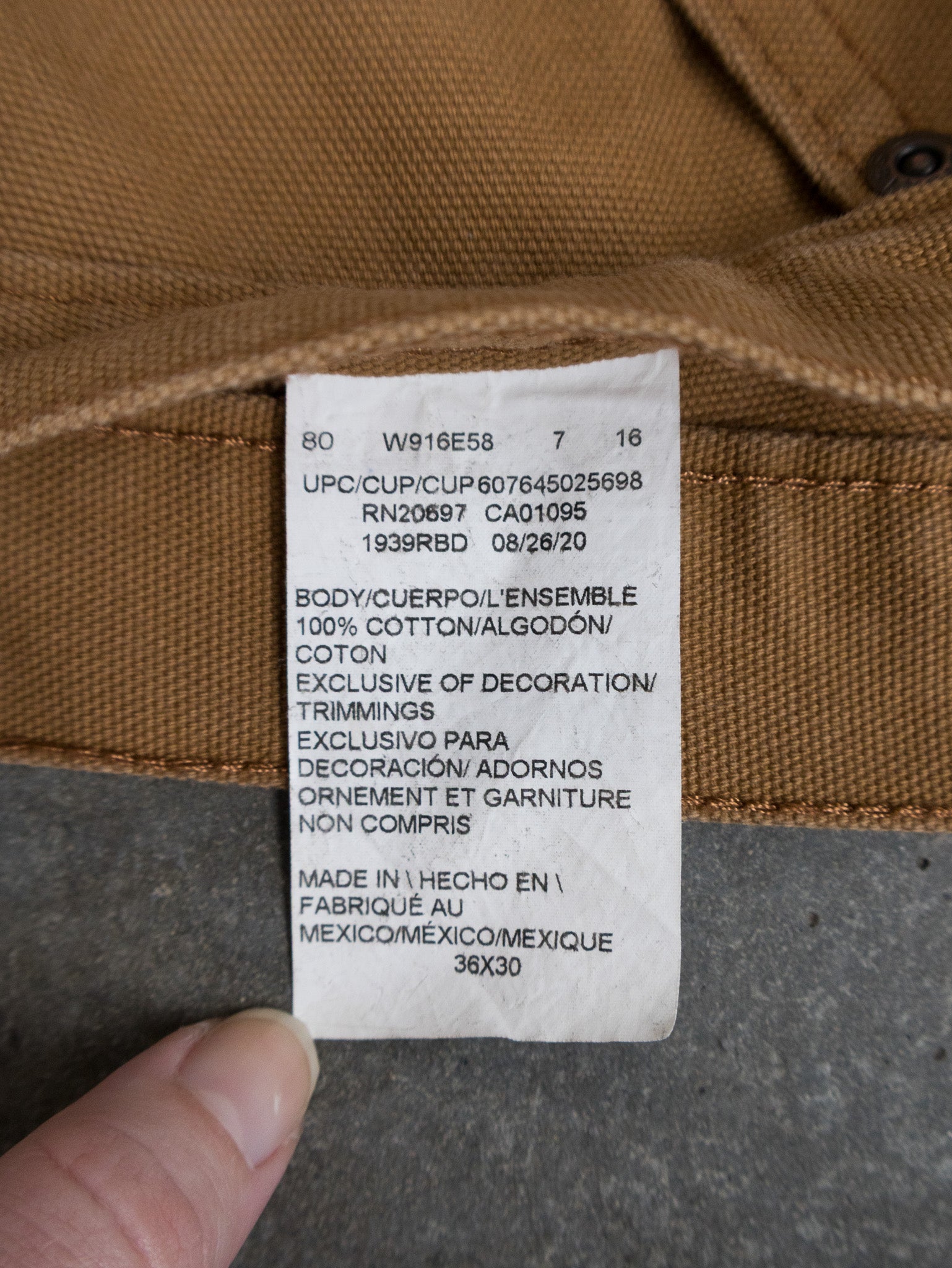 Vintage Brown Dickies Carpenter Pants (W36)