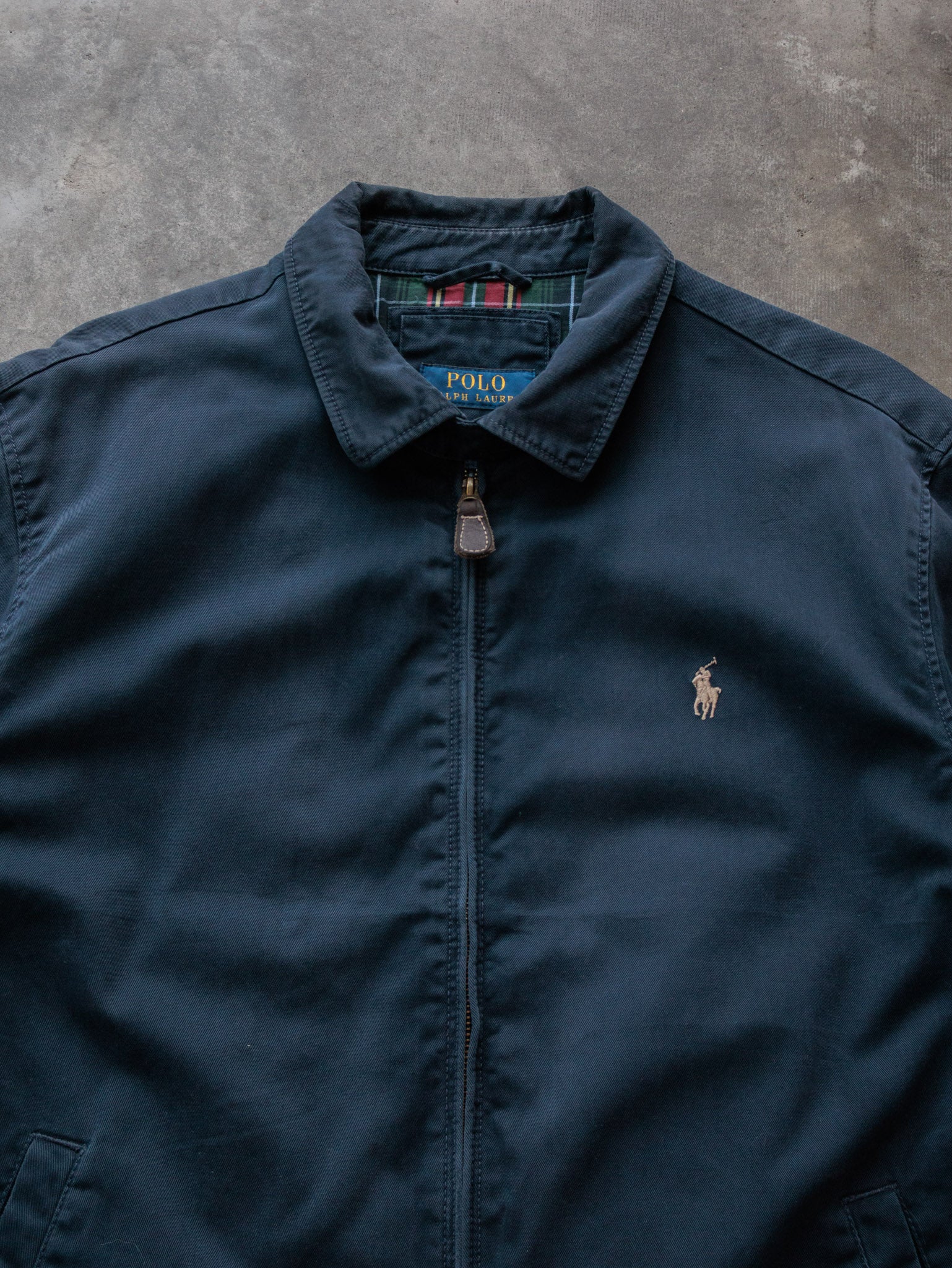Vintage Navy Polo Ralph Lauren Jacket (XL)
