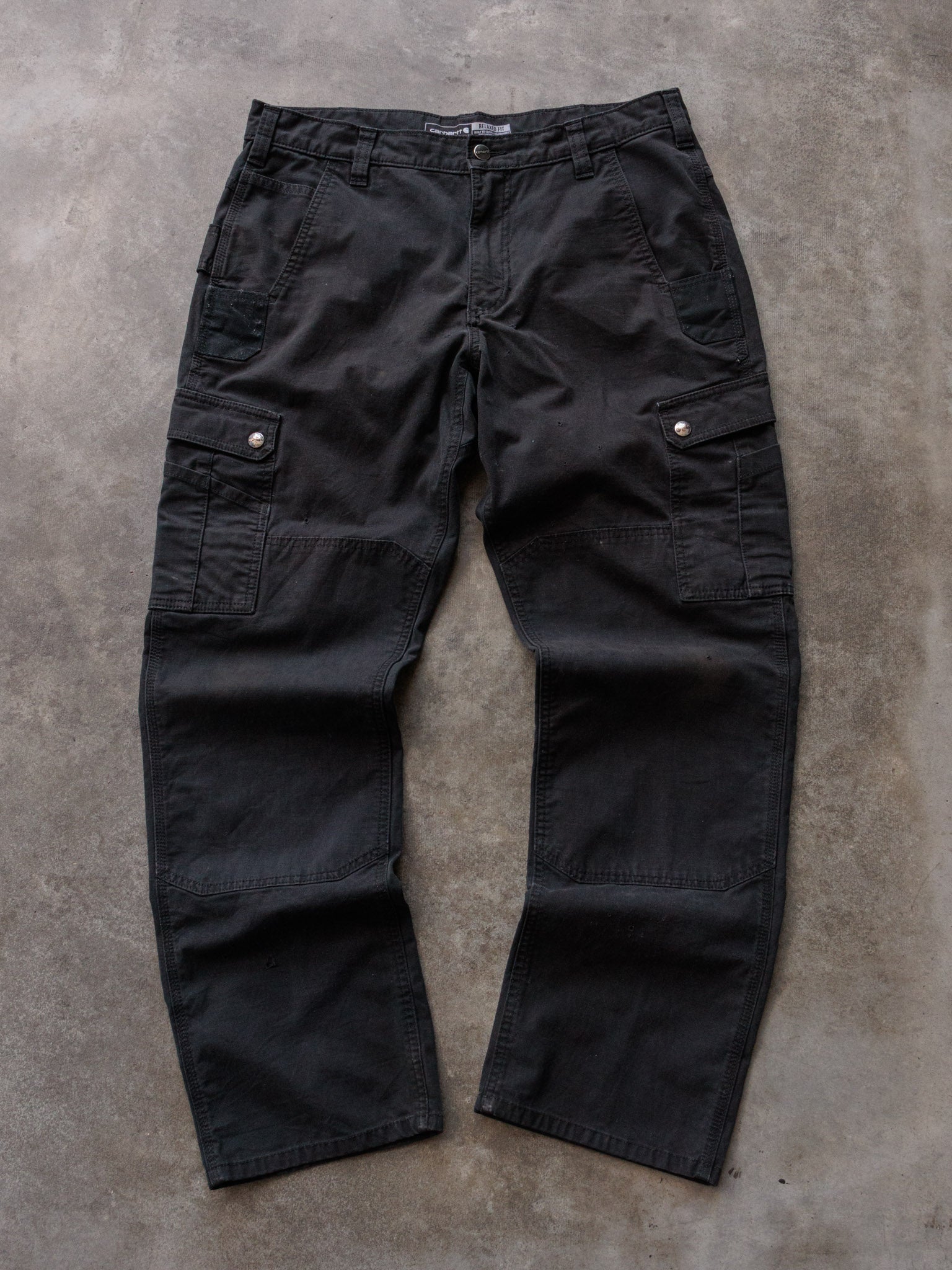 Vintage Black Carhartt Cargo Pants (W34)