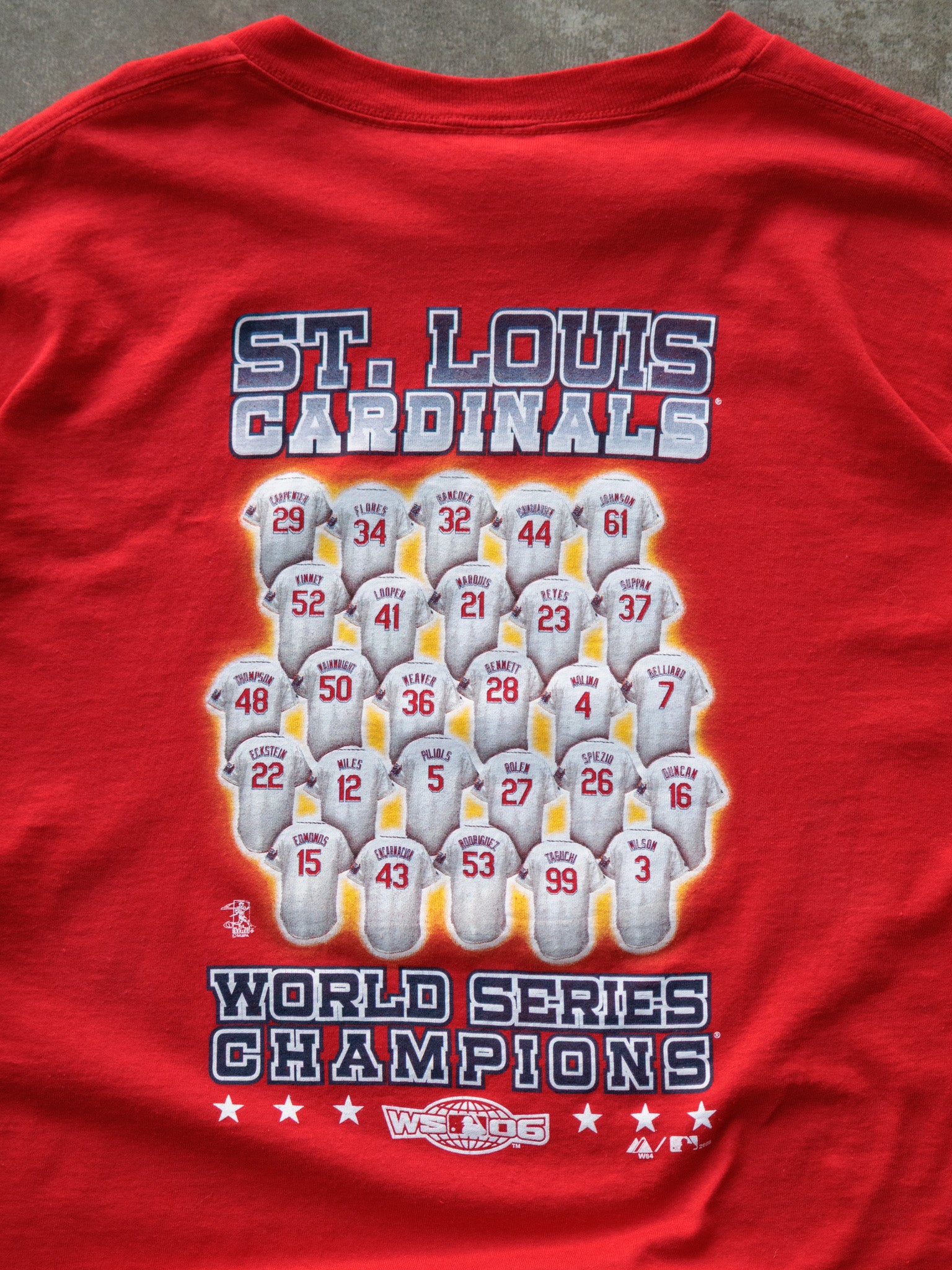 Vintage 2006 Red St. Louis Cardinals Long Sleeve (2XL)