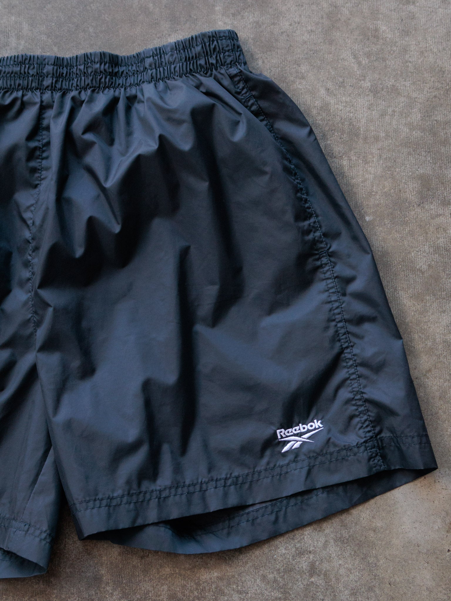 Vintage 90s Black Reebok Swim Shorts (M)
