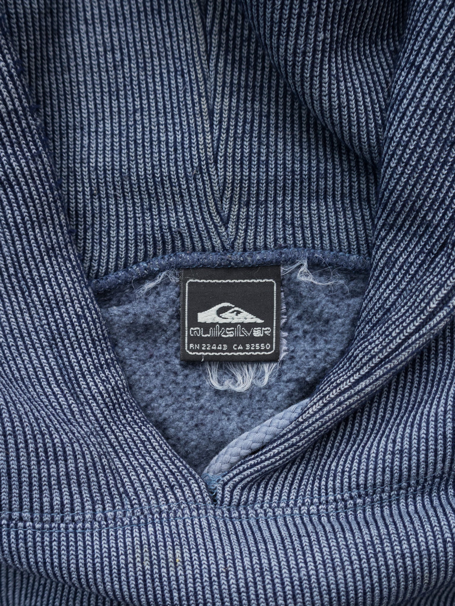 Vintage Blue Quiksilver Hoodie (2XL)