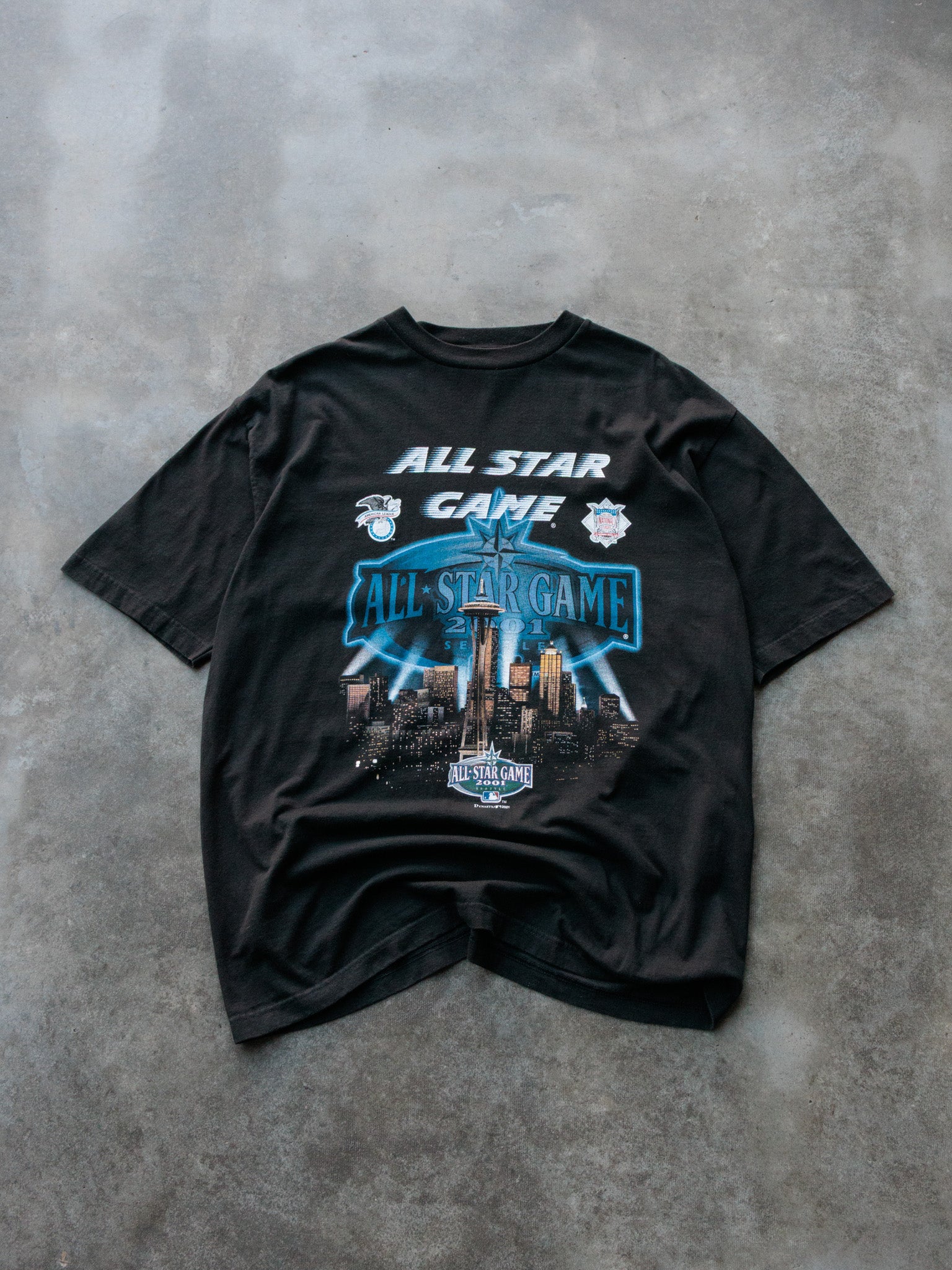 Vintage 2001 Black All Star Game Seattle Tee (XL)